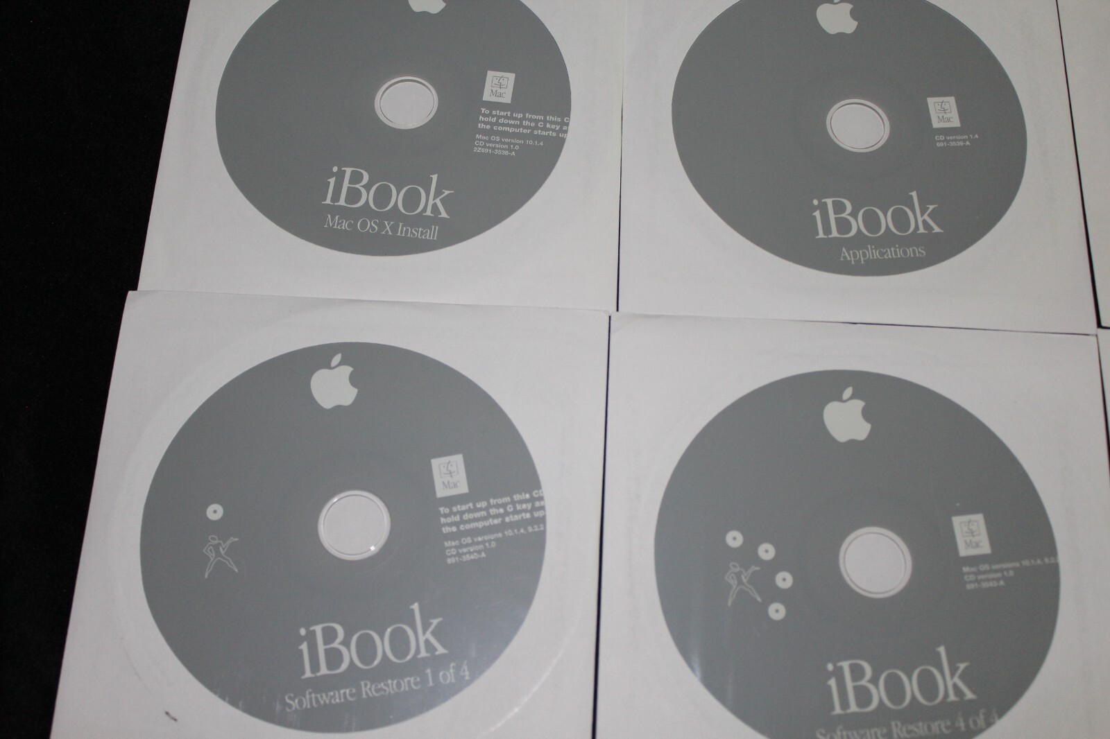 iBook Mac Macintosh OS 10.1 Software Install Restore CD Disc 10.1.4 and More