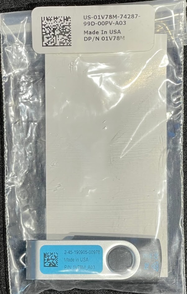 Dell / Microsoft Windows 10 – 64 Bit Recovery Thumb Drive Media / 8GB / 1V78M