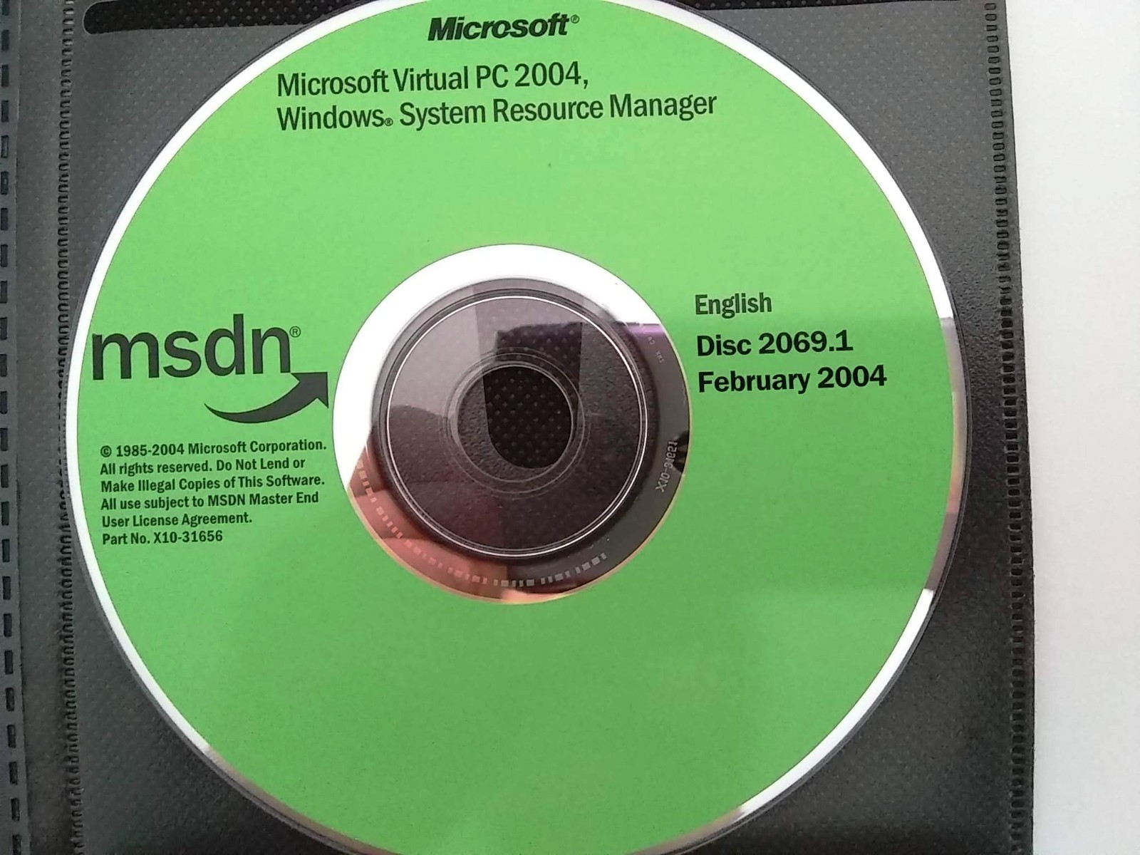Microsoft Virtual PC 2004 & Windows System Resource Manager w/ 5 Keys for 5 PCs