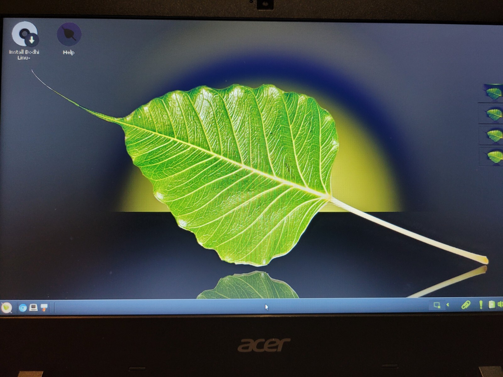 Bodhi Linux Standard x64 Bootable Beautiful and Fast and Small on 4G USB Stick!