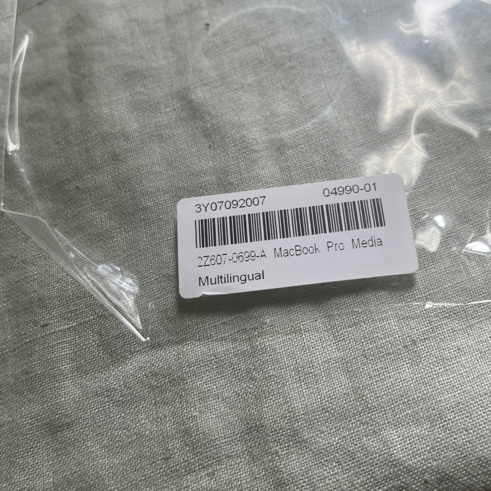Vintage Apple Macbook Pro Tiger 10.4.9 Oem Restore Install Installed Dvd Disc 1