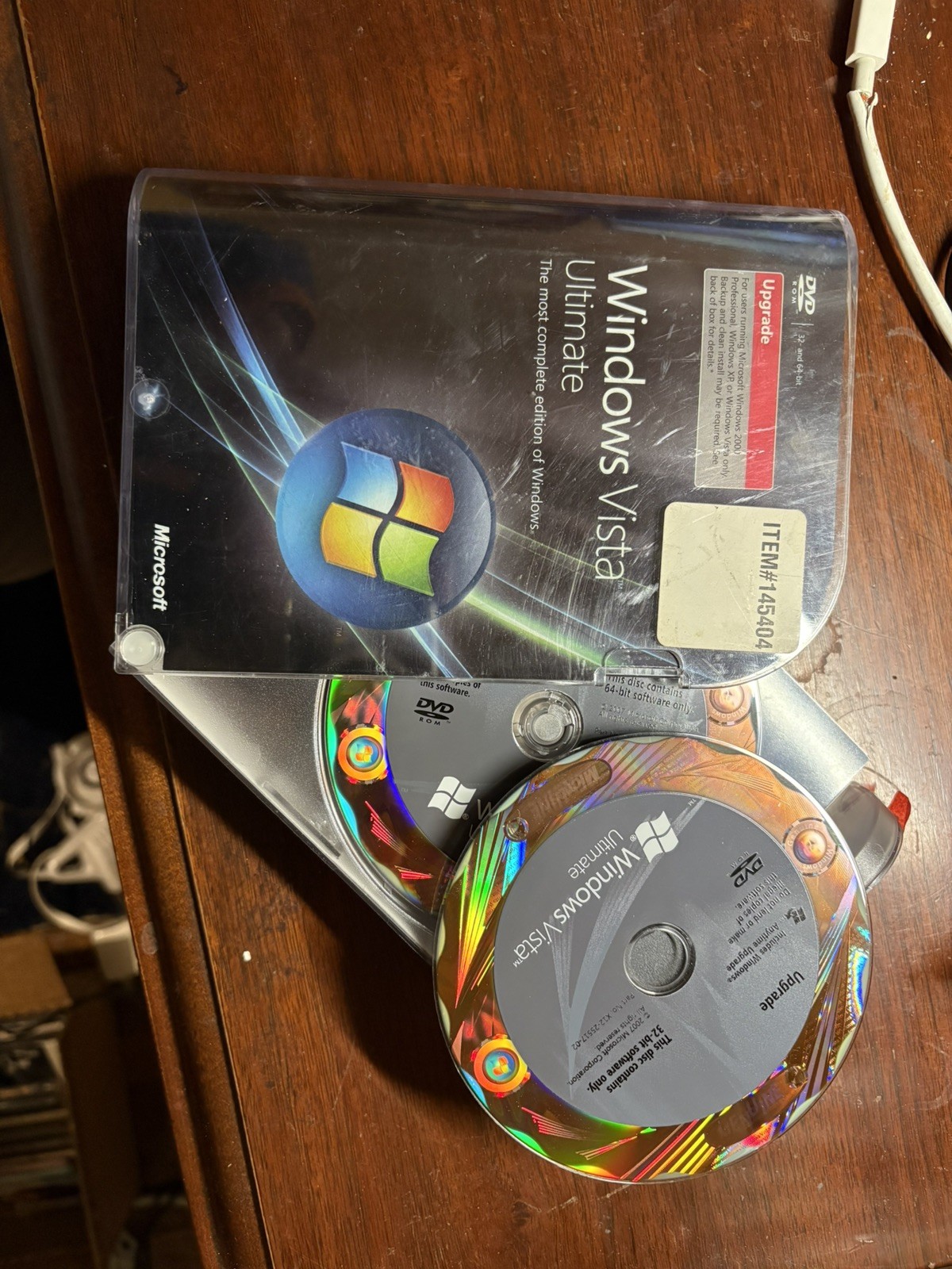 MS Windows Vista Ultimate Upgrade 32 & 64 Bit Genuine Retail Version 2-Discs