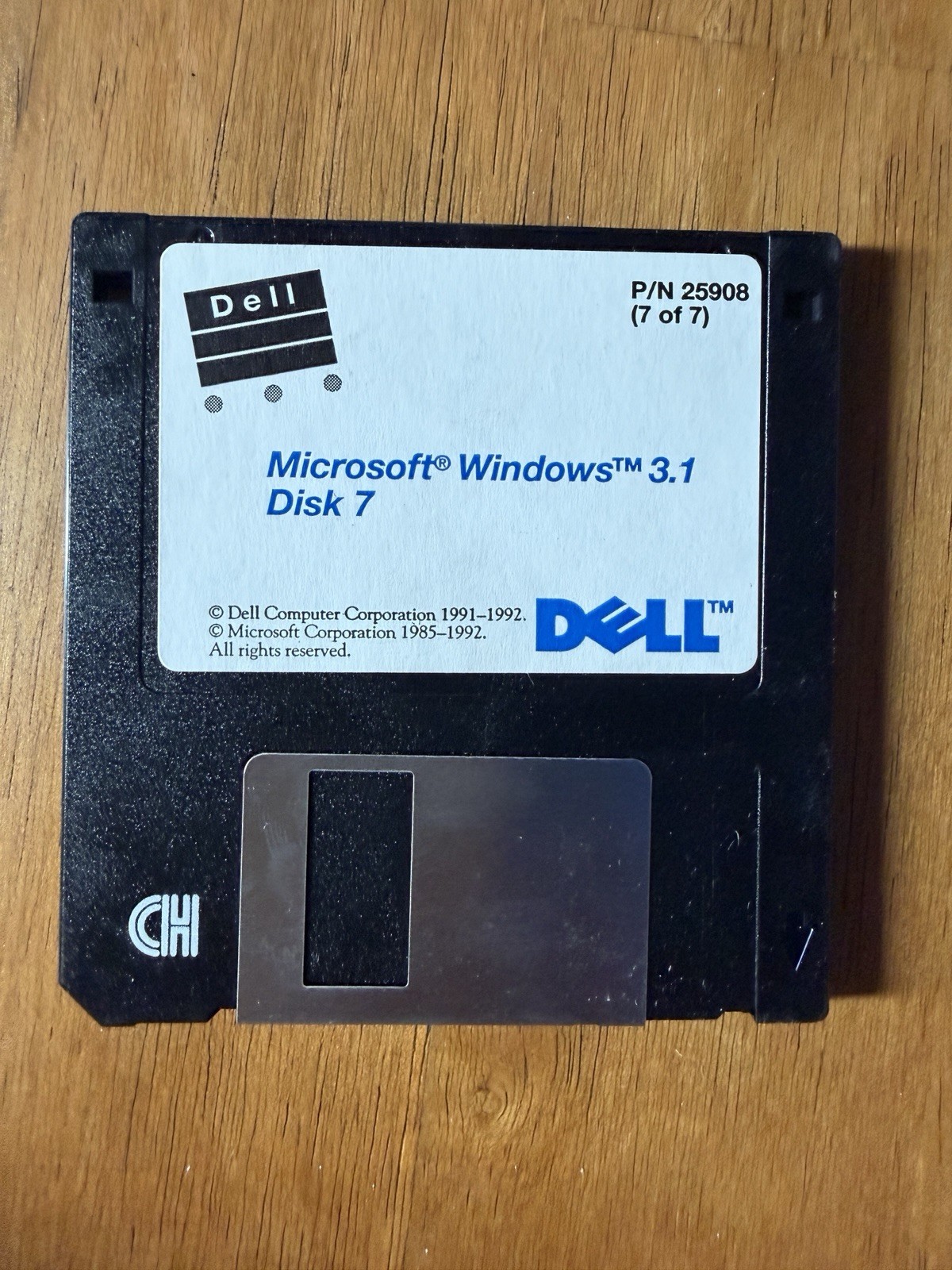 Dell Microsoft Windows 3.1 OEM 8-Disk Set 3.5” Floppy 1992 Untested