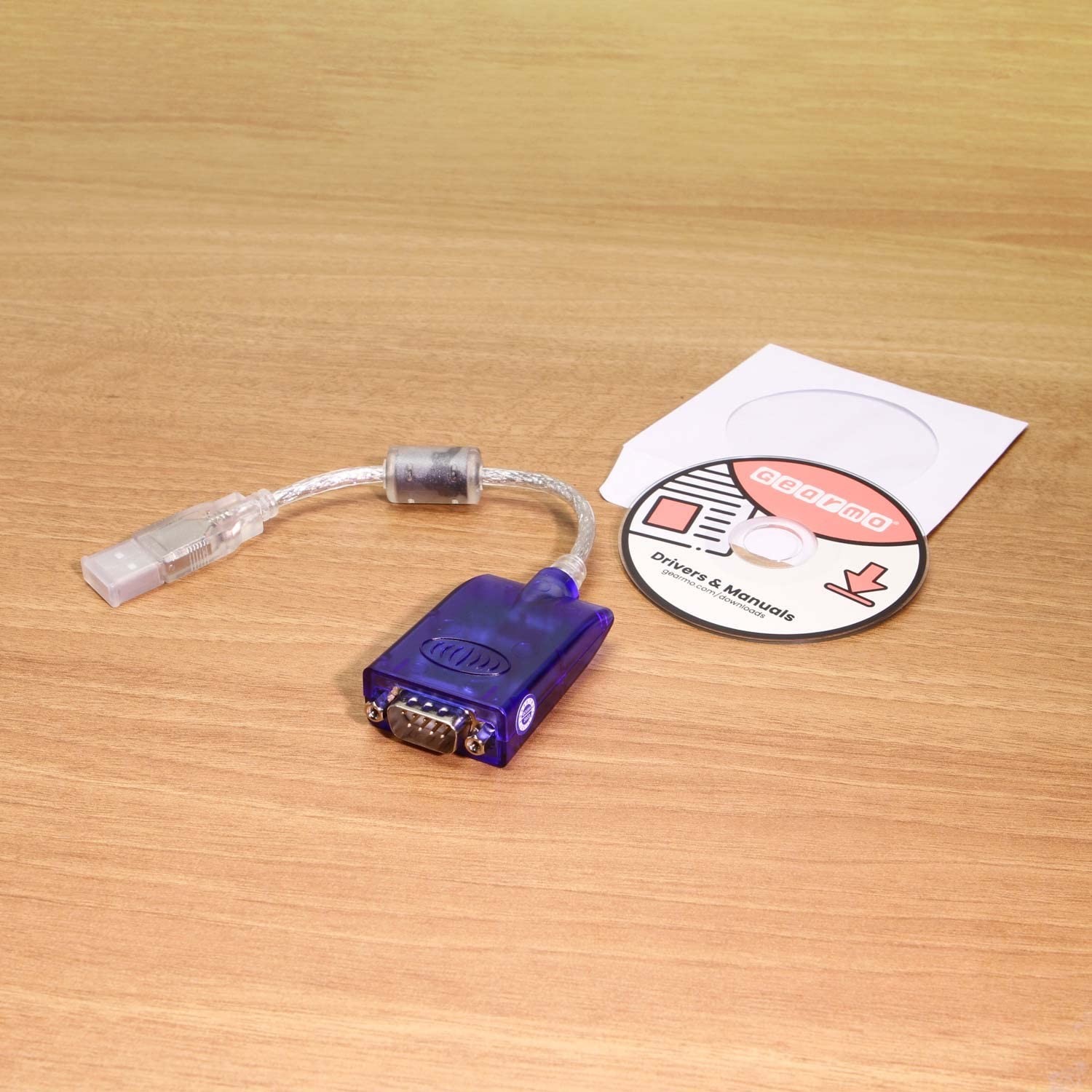 GearMo Windows 7/8/10/11 Compatible USB to RS232 Serial Adapter w/FTDI Chip, …