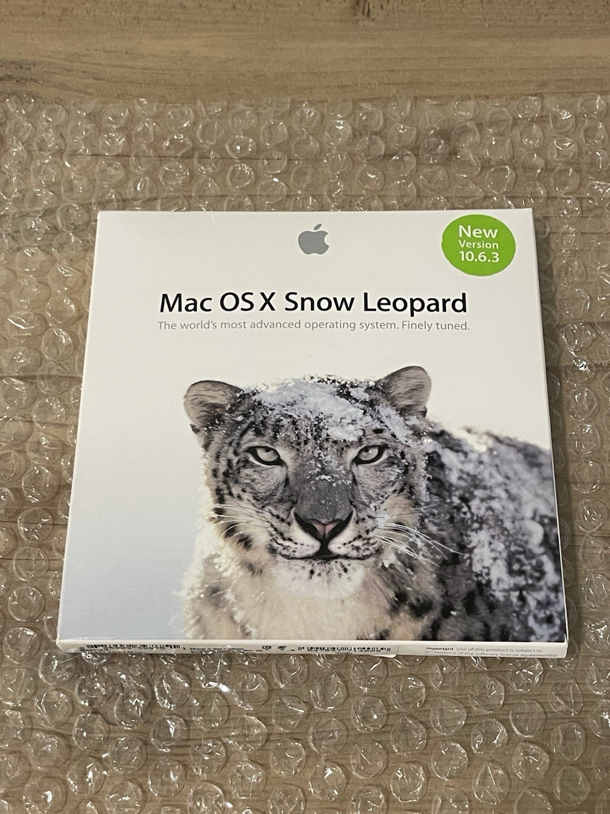 Apple Mac OS x Snow Leopard 10.6.3 Install Disc Complete In Box