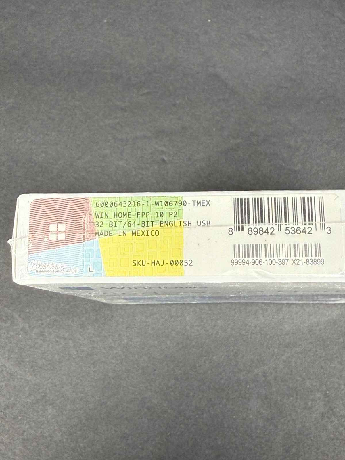 Microsoft Windows 10 Home HAJ-00052 32 & 64-Bit USB 3.0 Key Card Retail Package