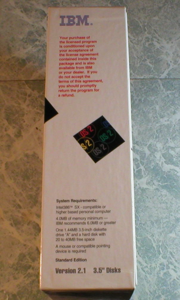 IBM OS/2 Version 2.1 –3.5” Floppy Disks–Open Box–Disks Still Sealed +2 OS/2 Mags
