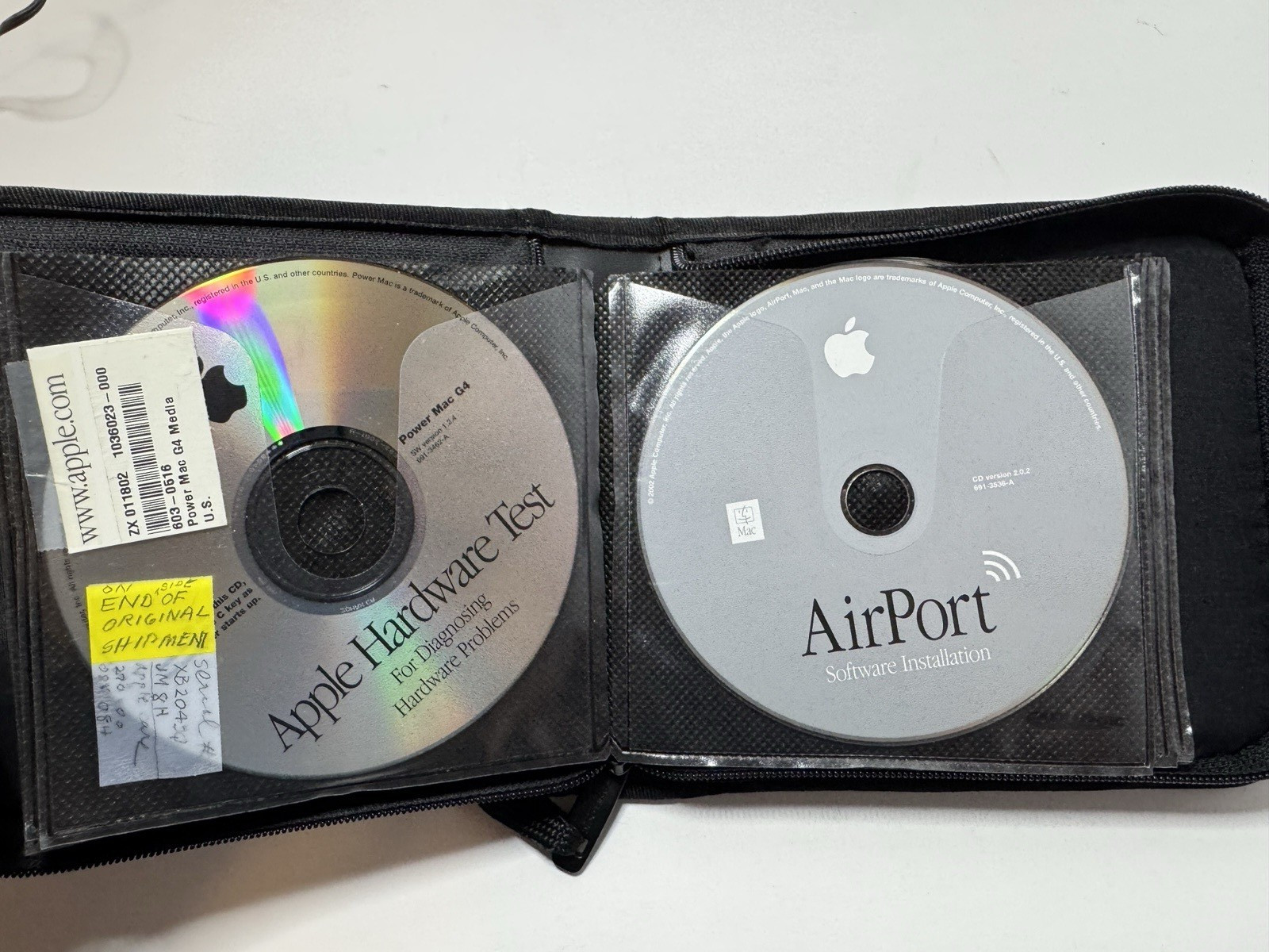 Case of 20 Apple Install Disks For Various Apps & Programs (Mac OS X v10.2, G4)