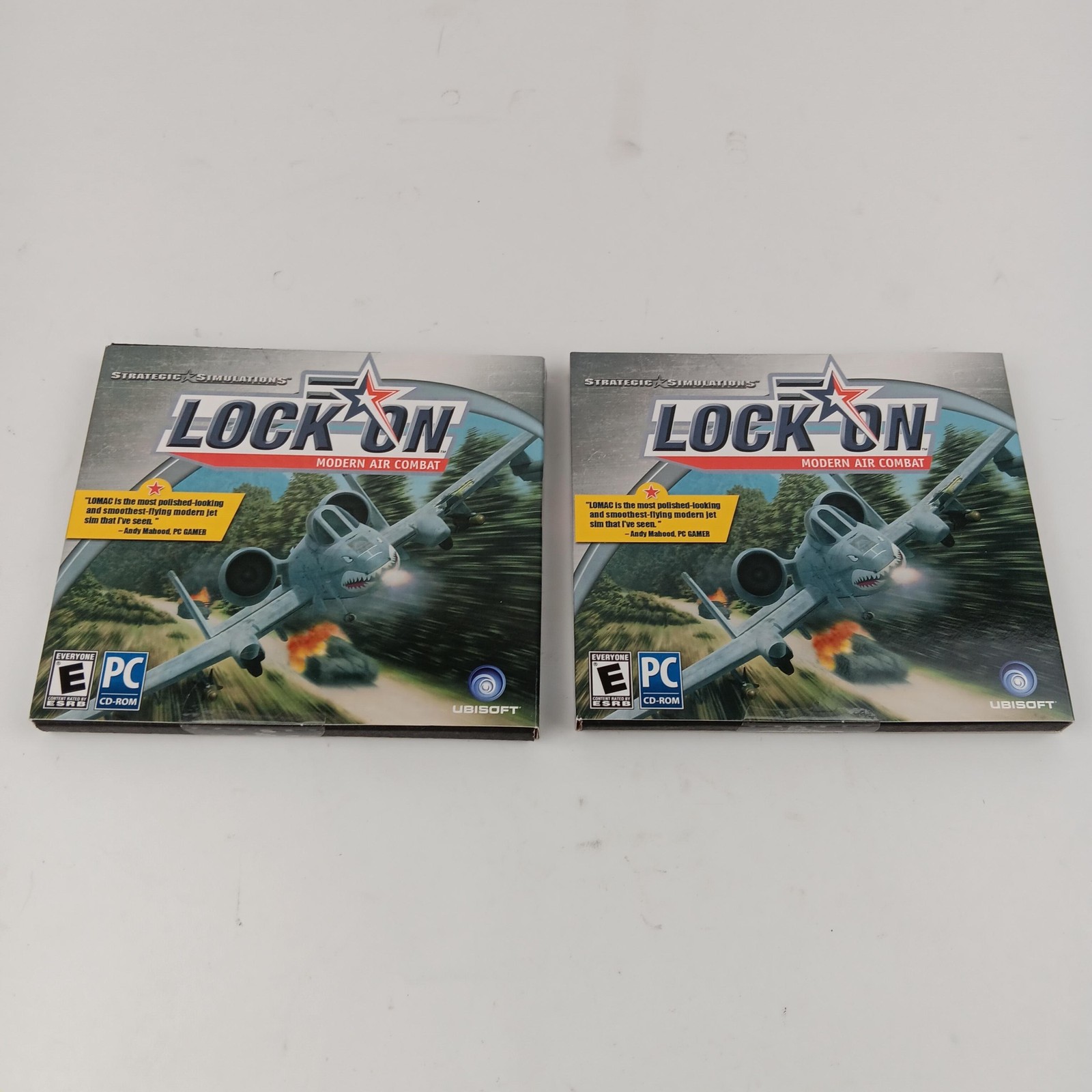 Vintage Lock On Modern Air Combat PC Game Ubisoft CD-ROM Complete Windows XP Jet