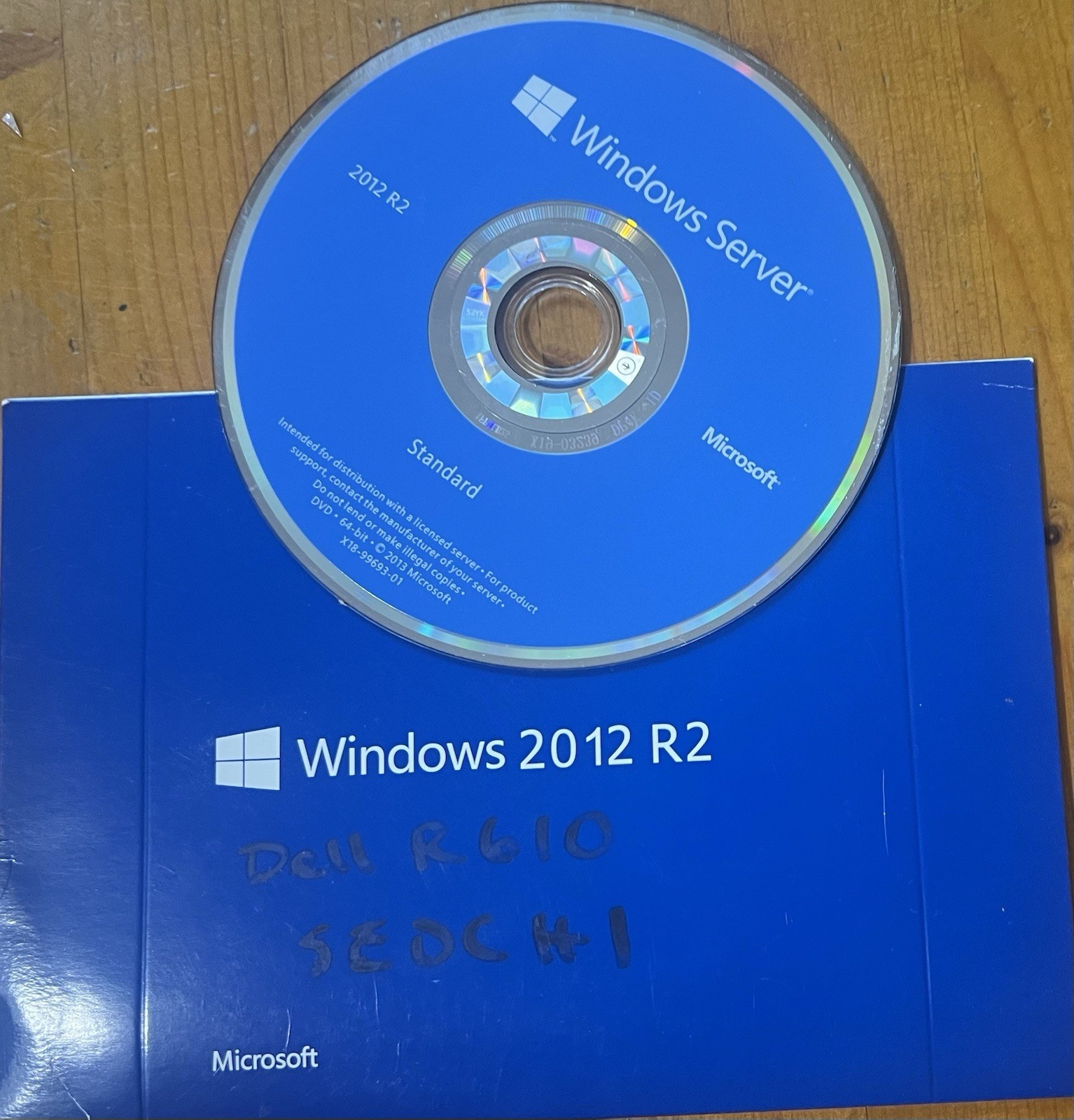 Lot of 7 Microsoft Windows Server 2012 R2 & 2016 OEM DVD Media Used AS-IS