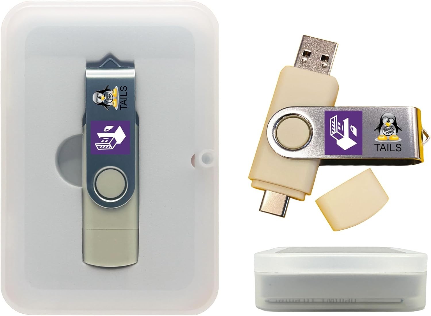 Linux Tails Bootable USB Flash Drive for PC – Anonymous Internet Access & Pri…