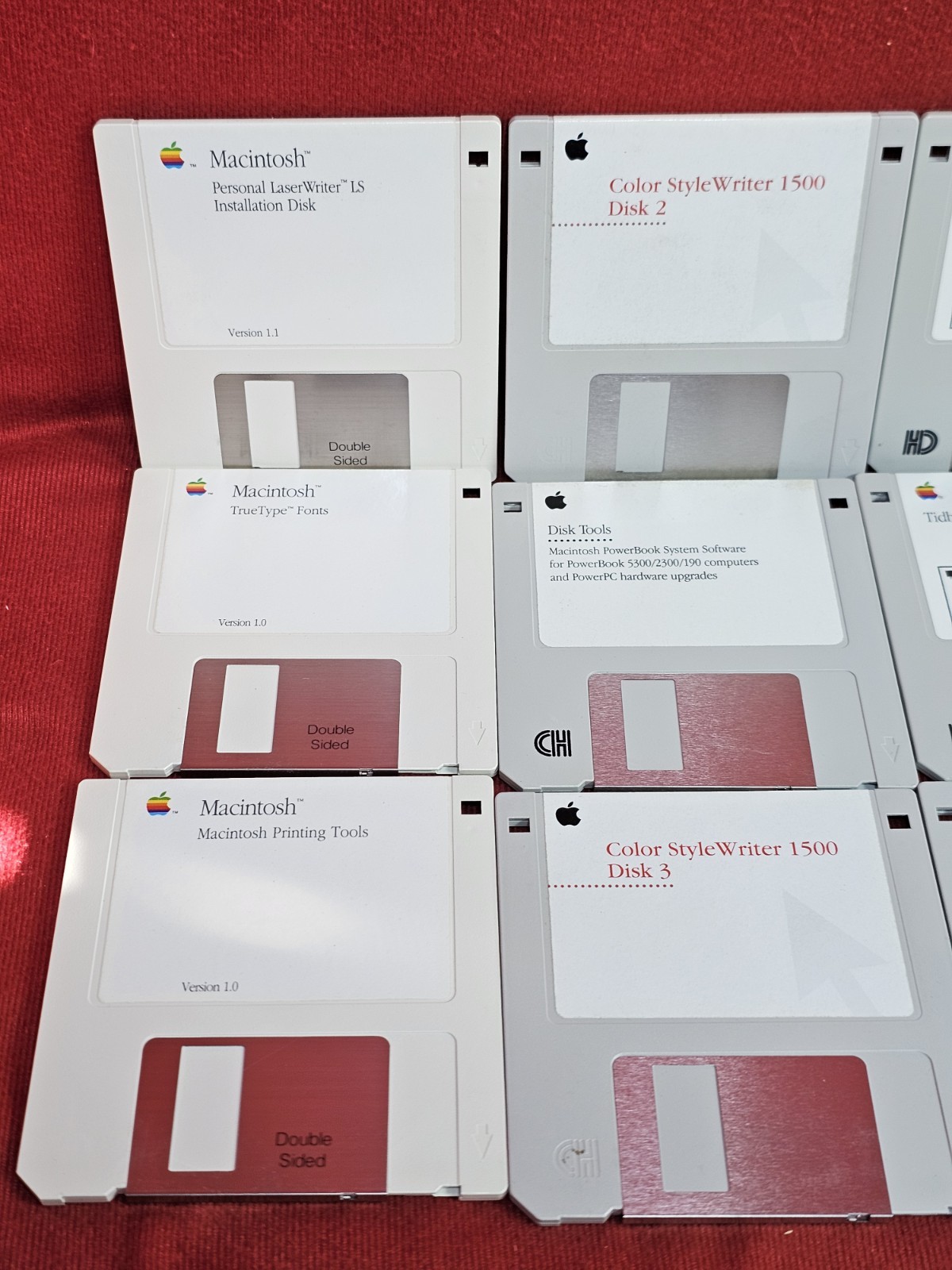 Vintage Classic Apple Macintosh System Software Floppy Disks Huge Lot Computing