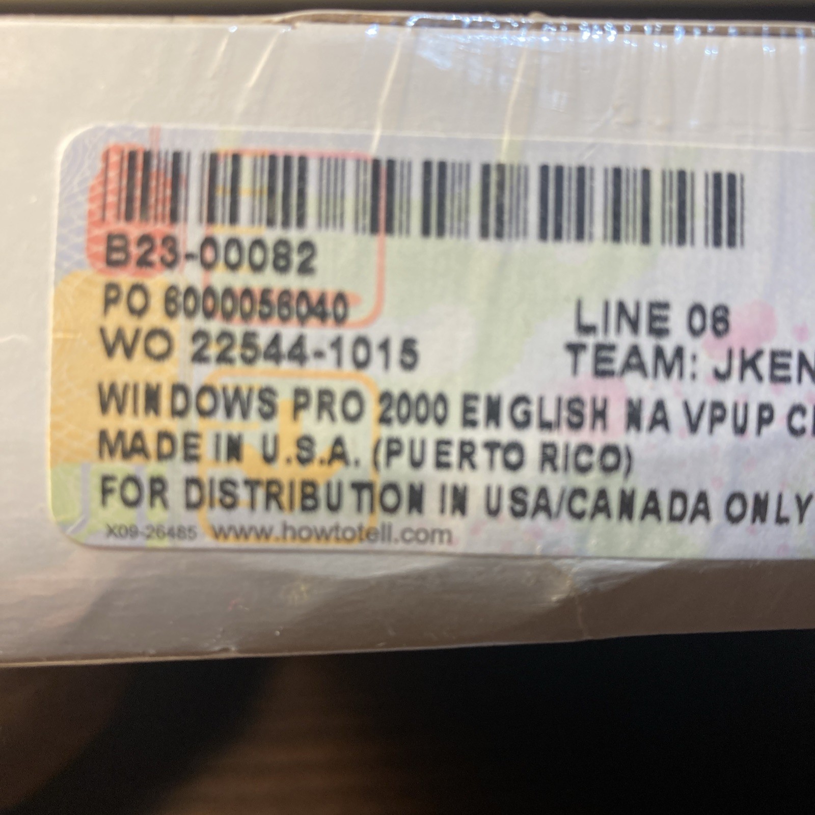 (NEW) Microsoft Windows 2000 Professional Retail Box Sealed (Upgrade Version)