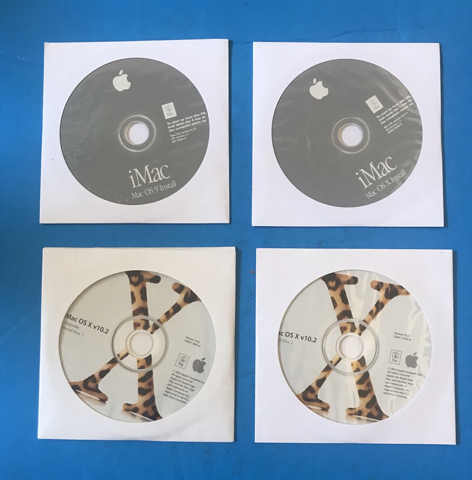 Apple iMac Media 603-0746-A Mac OS 9, X,X v10.2 Install, imac restore,bundle