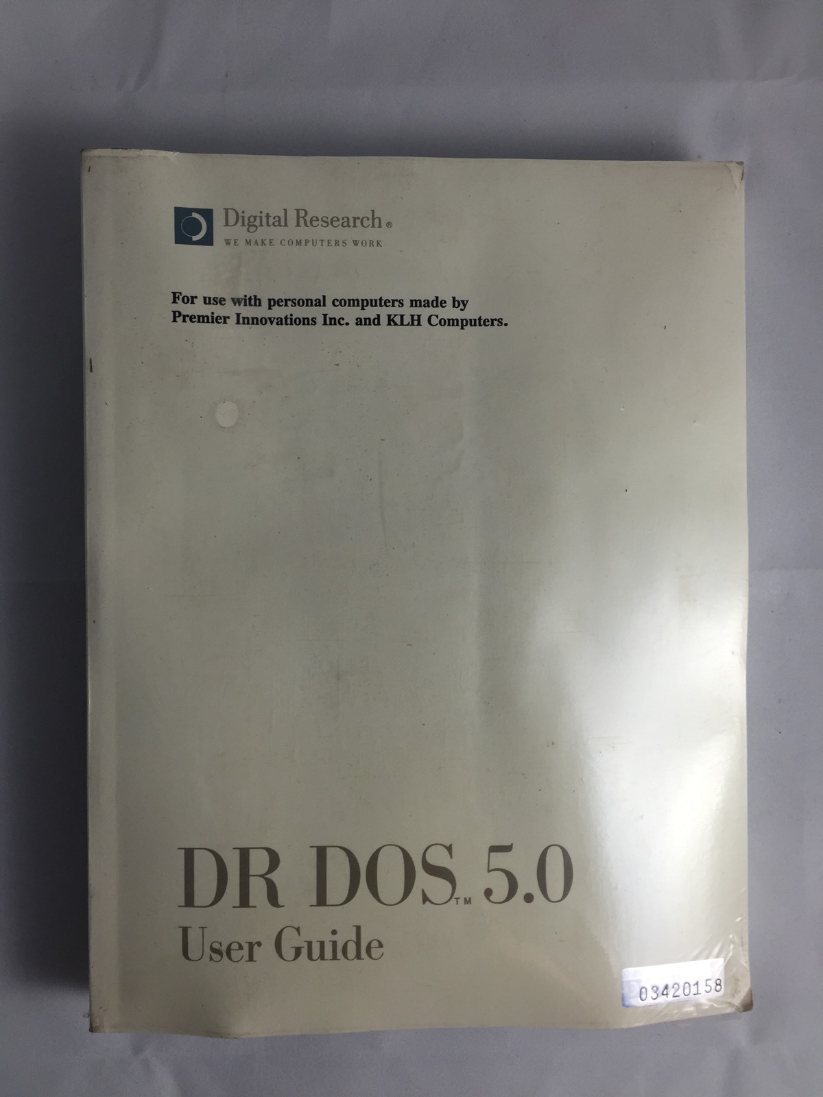 NEW DOS 5.0 Vintage Collectible Digital Research 3.5″ Disk DR DOS 5 Rare 1991-92