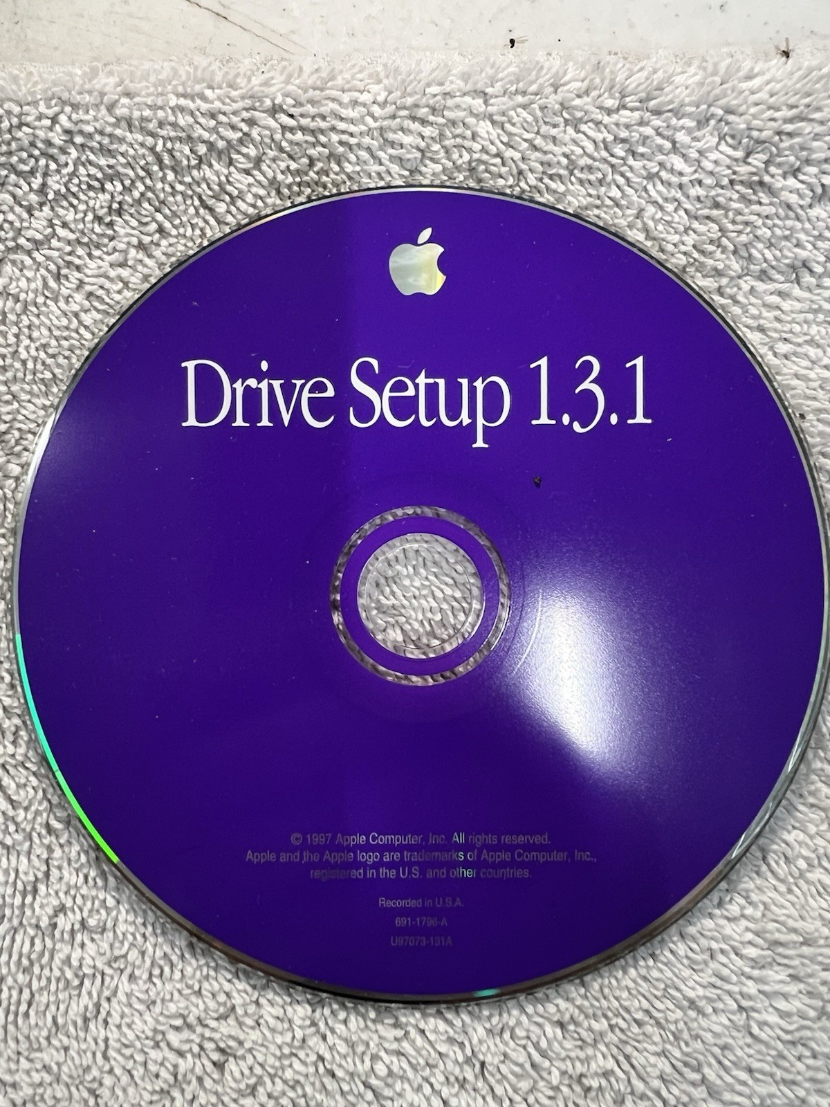 Apple Drive Setup 1.3.1 CD 691-1796-A Macintosh Power Mac Utility Disc 1997