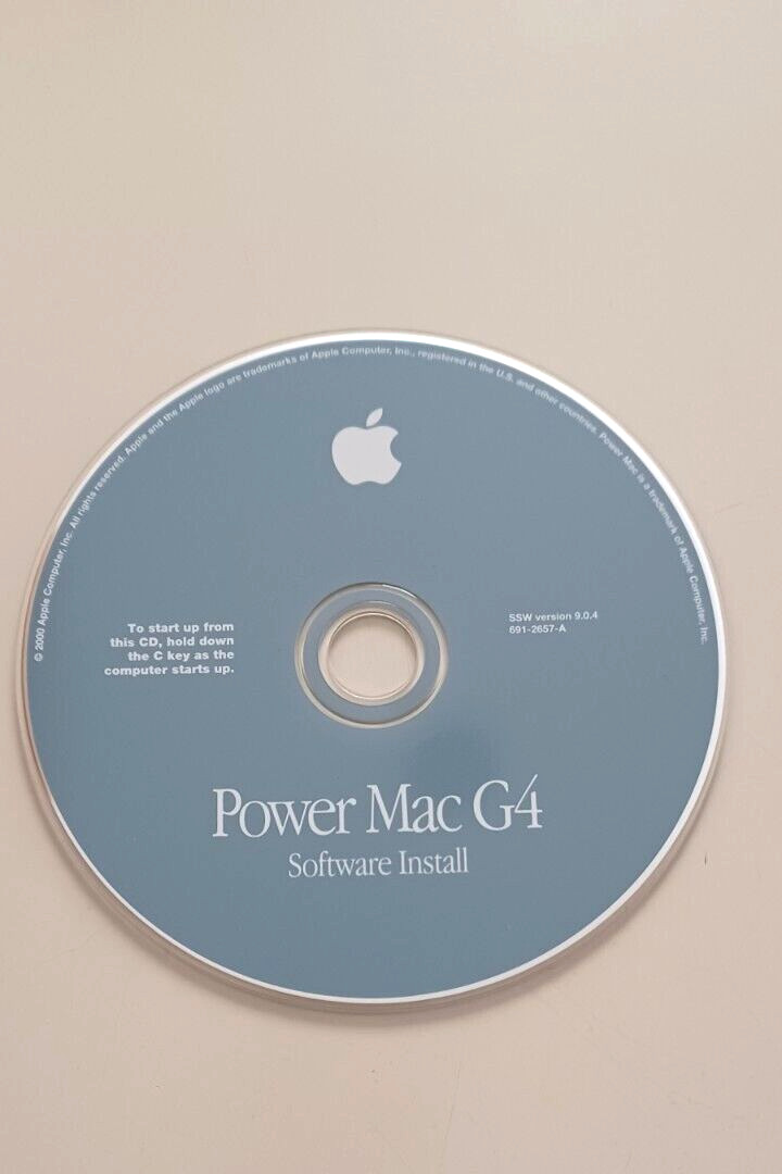 Apple Power Mac G4 Install Restore Discs Computer 2000