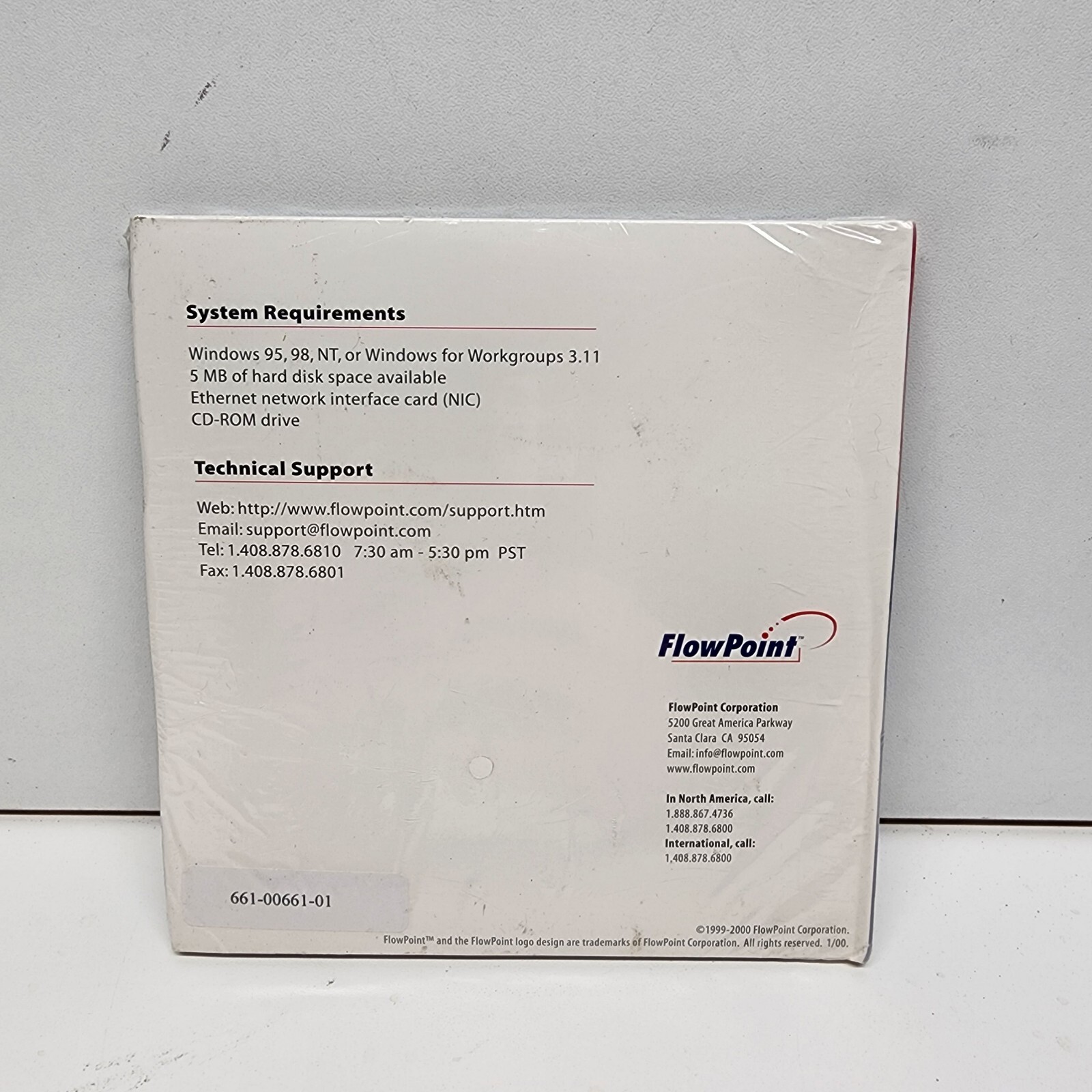 Flowpoint Installation Kit CD For Windows 95 98 NT Workgroups 3.1