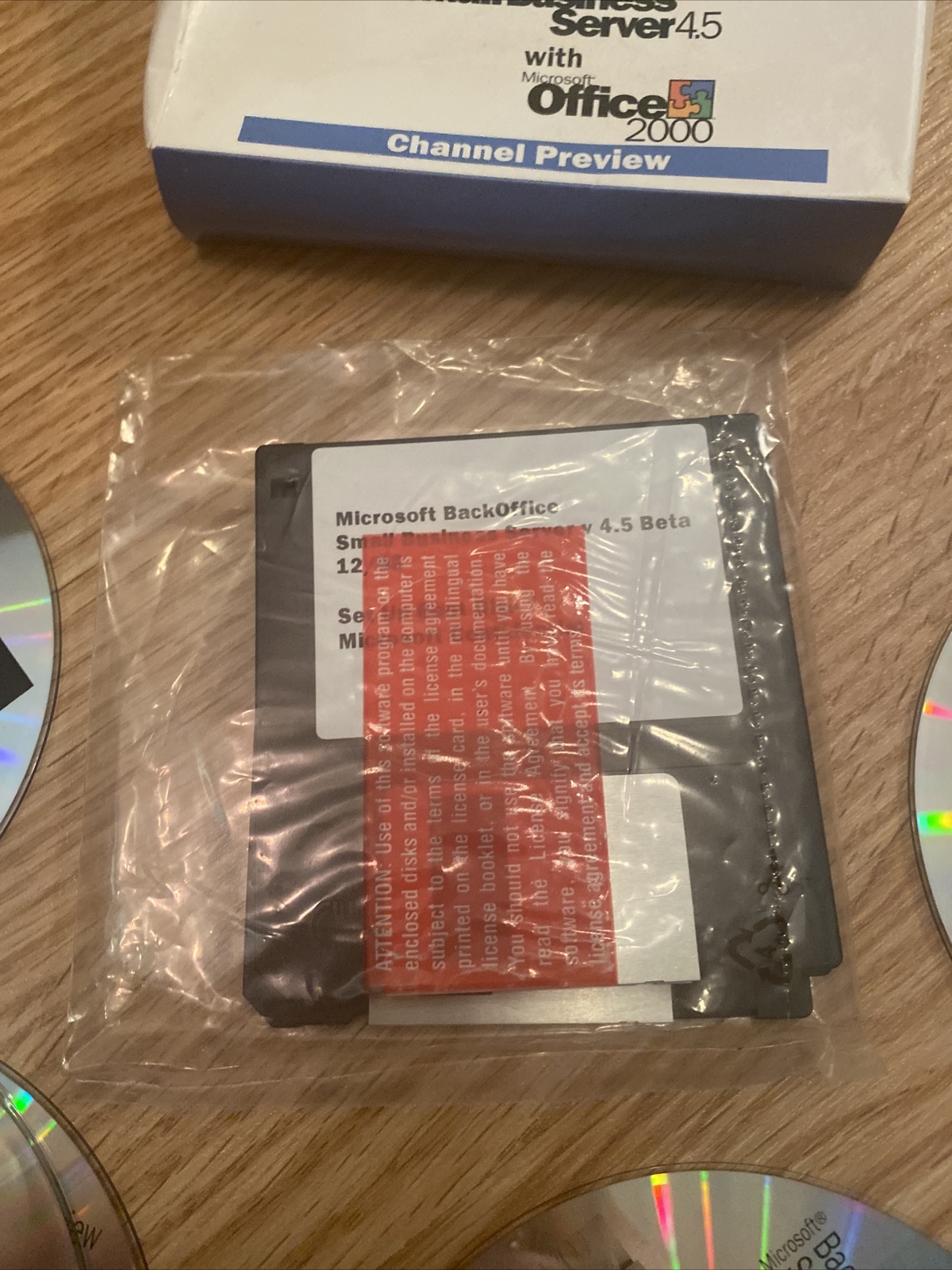 Microsoft back office small business server 4.5 channel preview Super Rare New