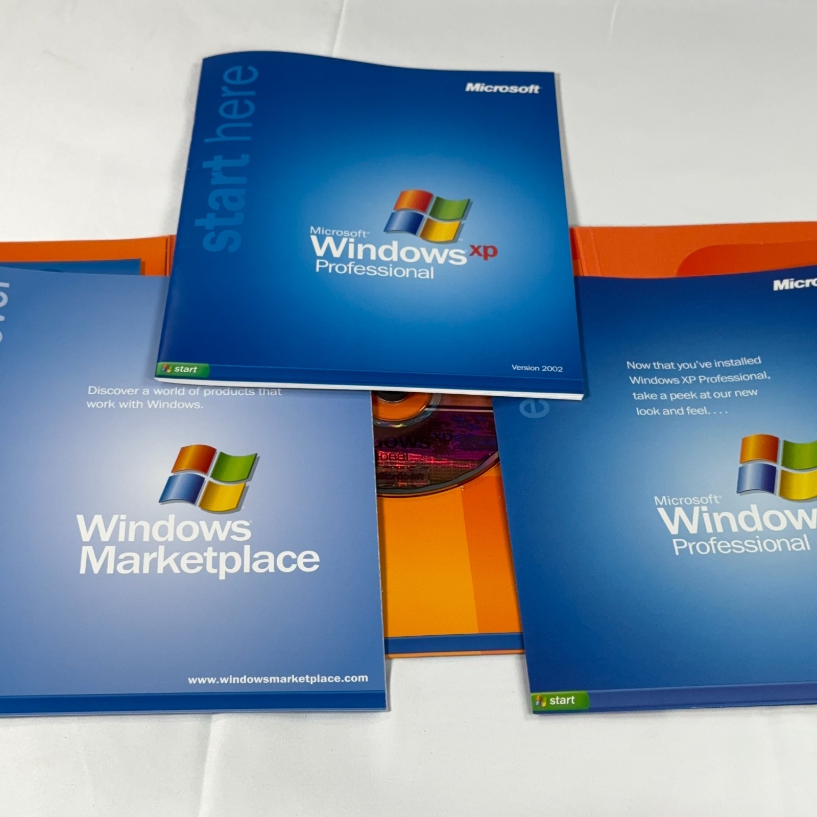 Microsoft Windows XP Professional Upgrade SP2 2002 Big Box CD Product Key CIB