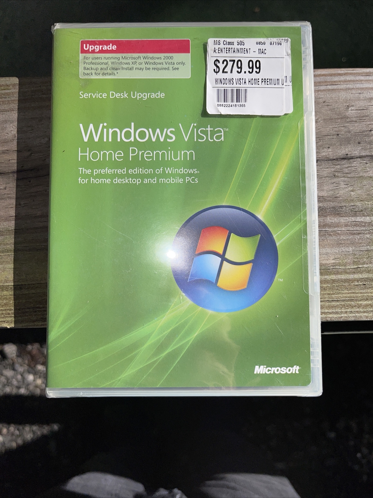 Windows Vista Home Premium – Service Desk Upgrade 32-bit – New Sealed