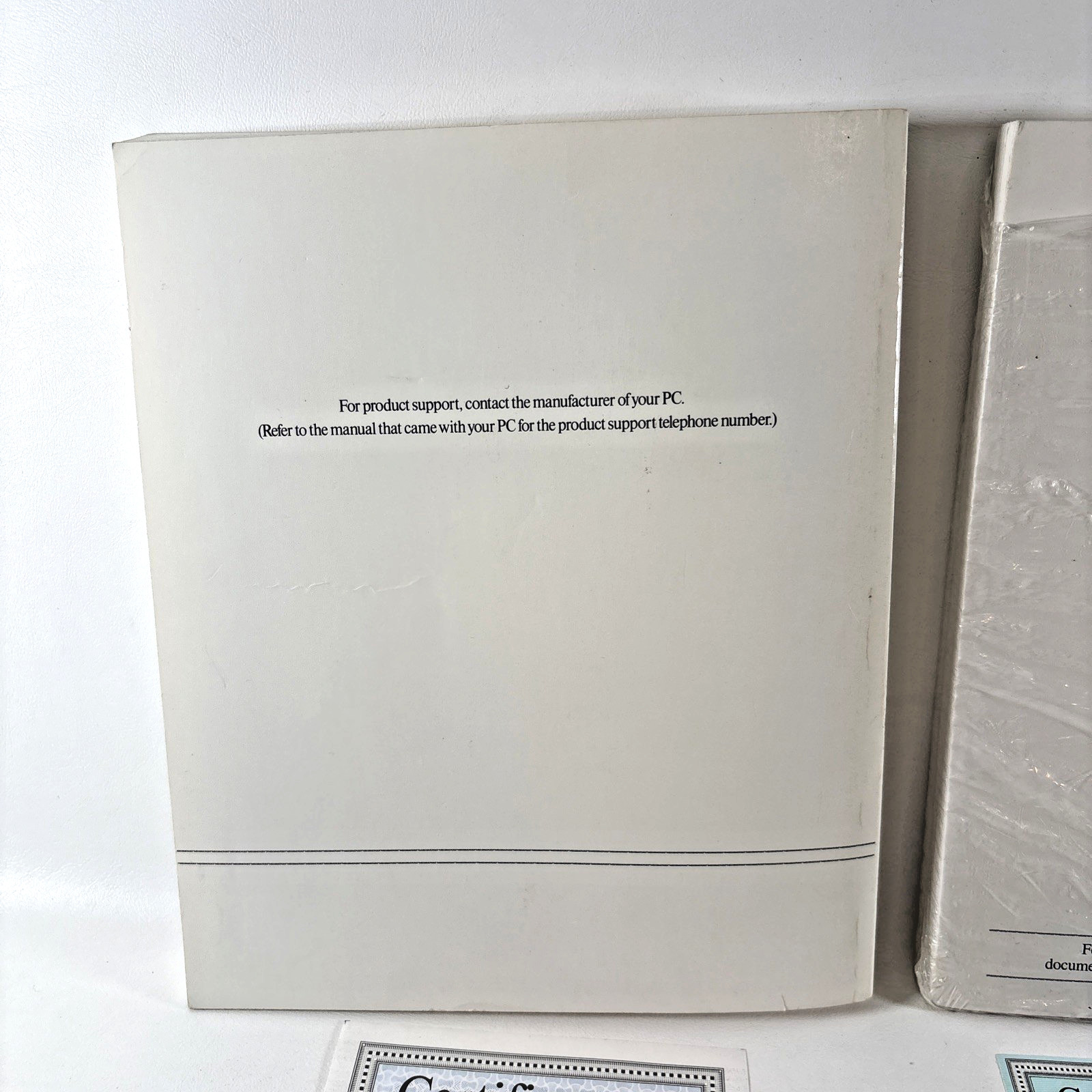 Windows 3.1 & MS-DOS 6.22 User Guides w/DISKS & Certificates of Authenticity