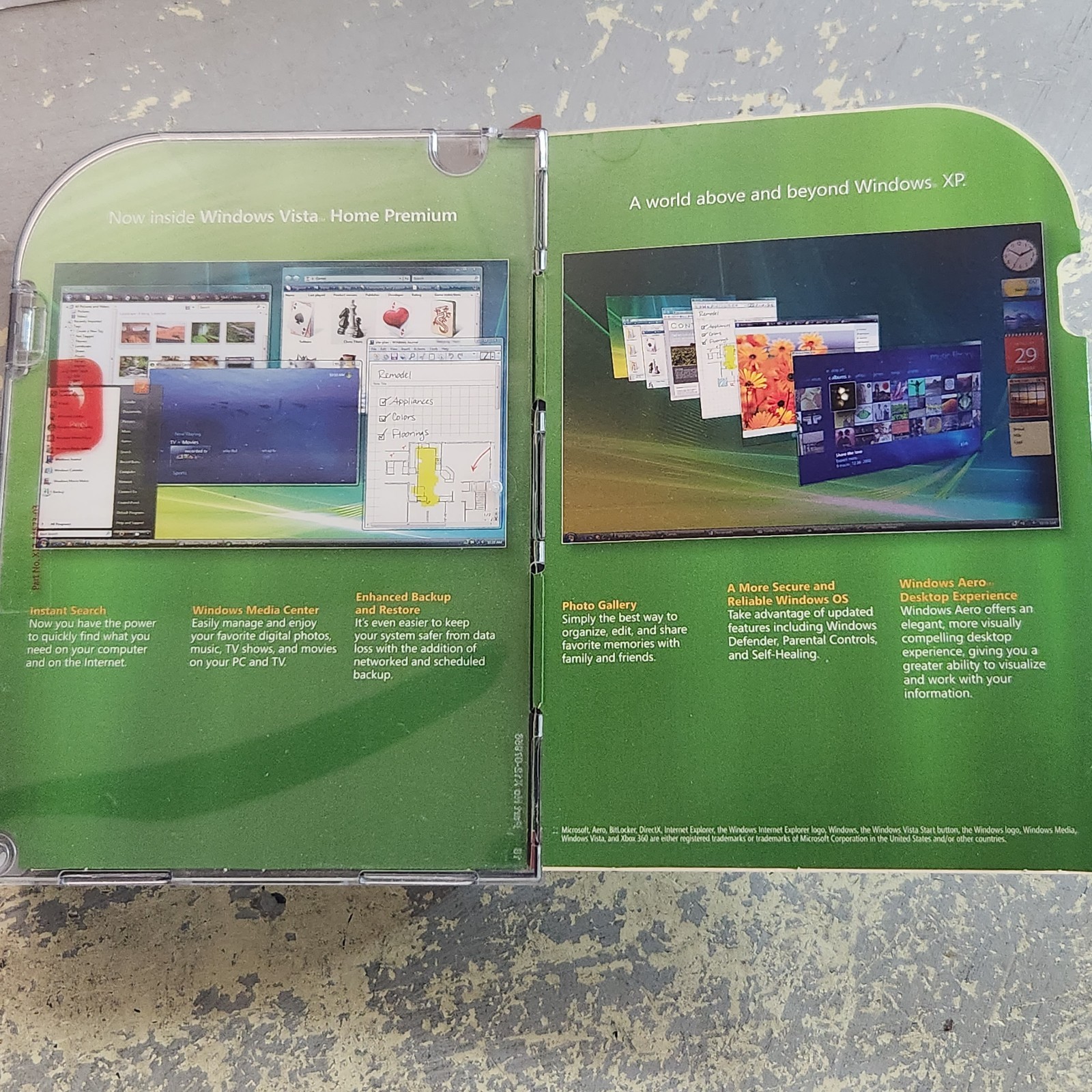 Microsoft Windows Vista Home Premium Upgrade 32-Bit DVD Key COA Academic
