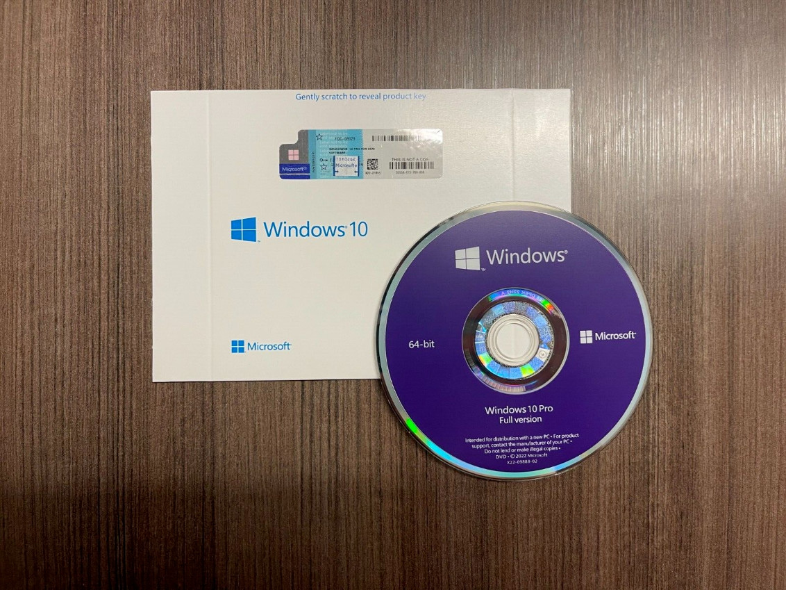 Microsoft Windows 10 Pro – FQC-08930 (64-bit, OEM DVD) +KEY