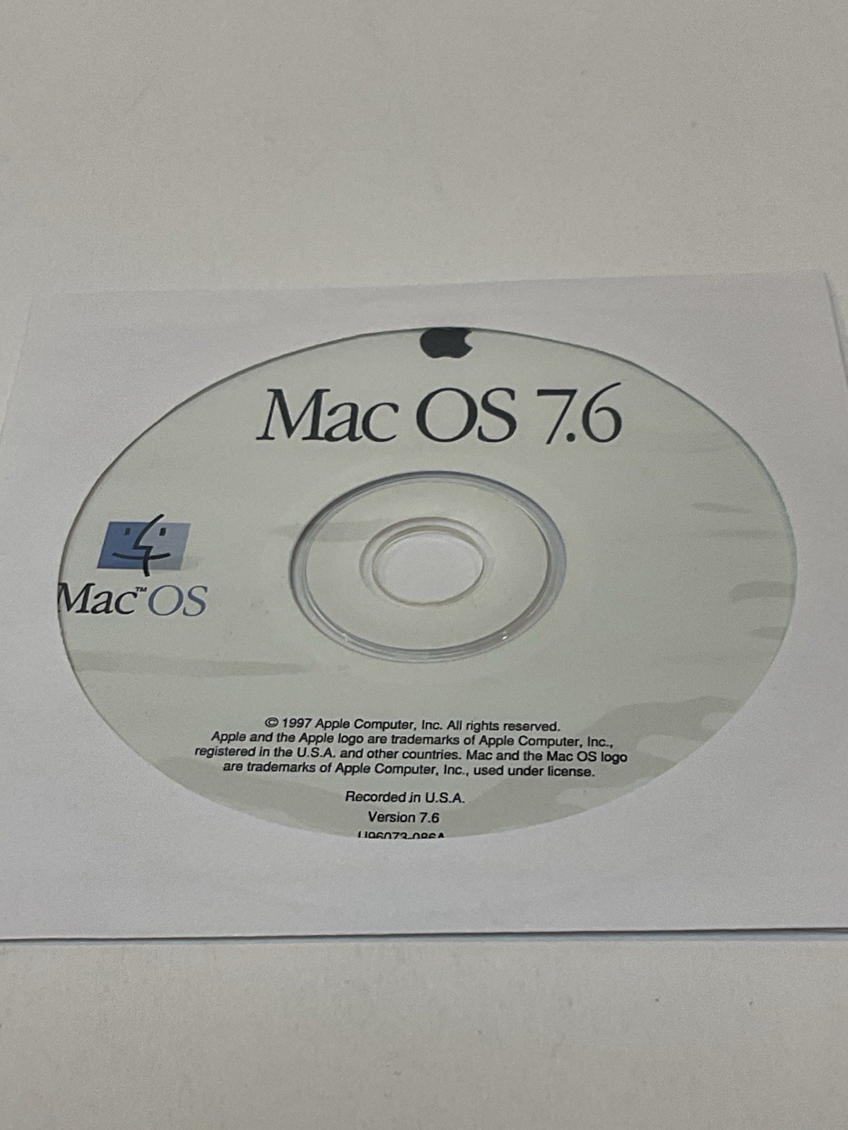 Apple Macintosh OS Version 7.6 install CD Macintosh Apple OS OEM Retail