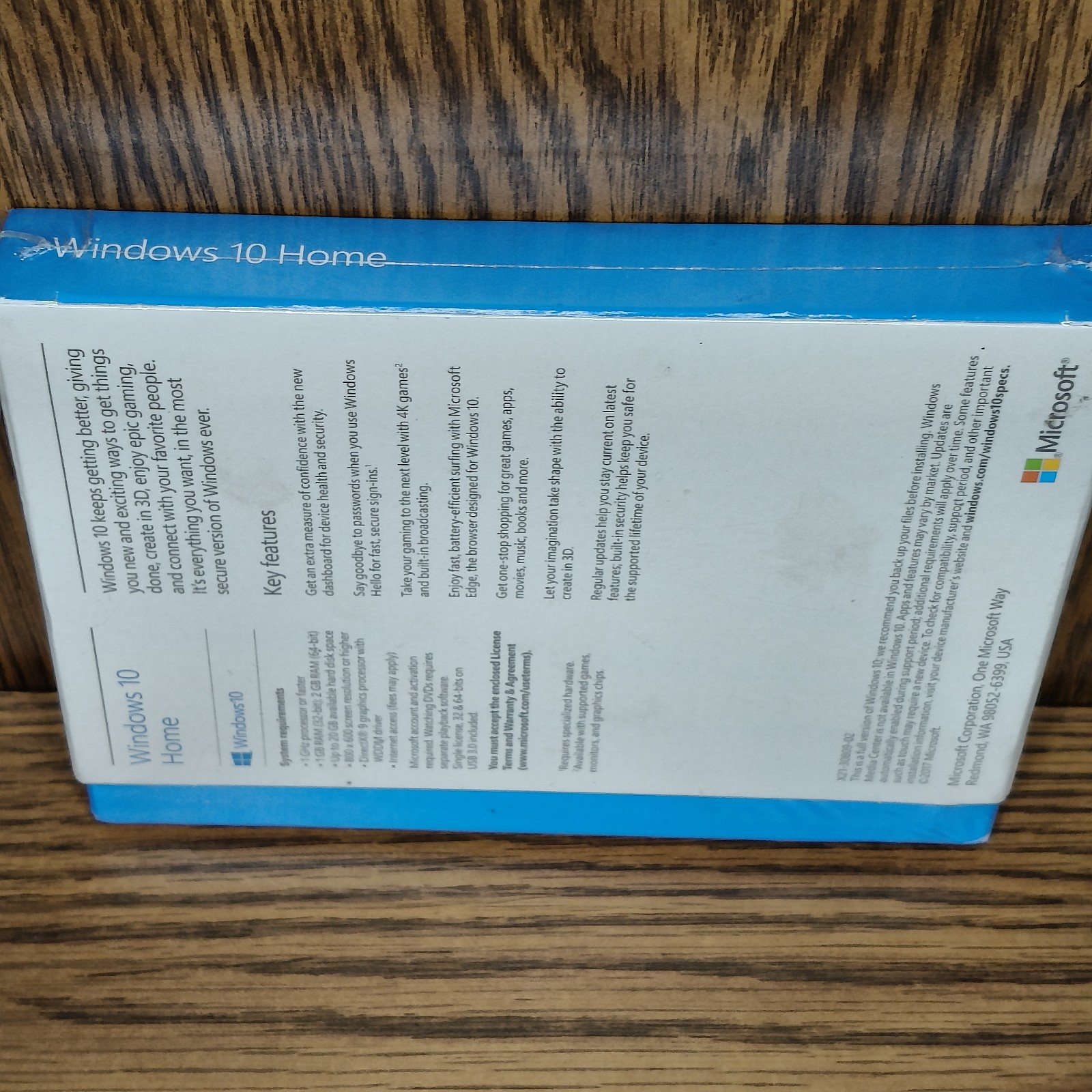 Microsoft Windows 10 Home Full Retail USB 3.0 32/64-Bit HAJ-00052 Sealed Rare