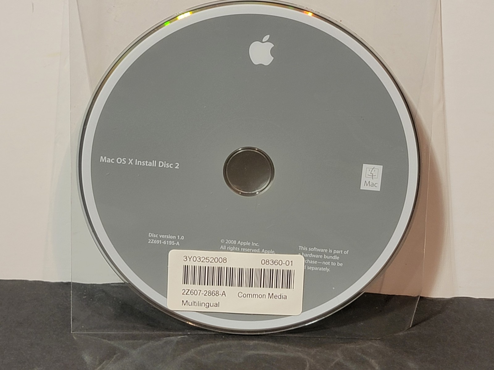 Macintosh iMac OS X 10 Jaguar V10.2 Mac Install Restore Software CDs Discs 2002