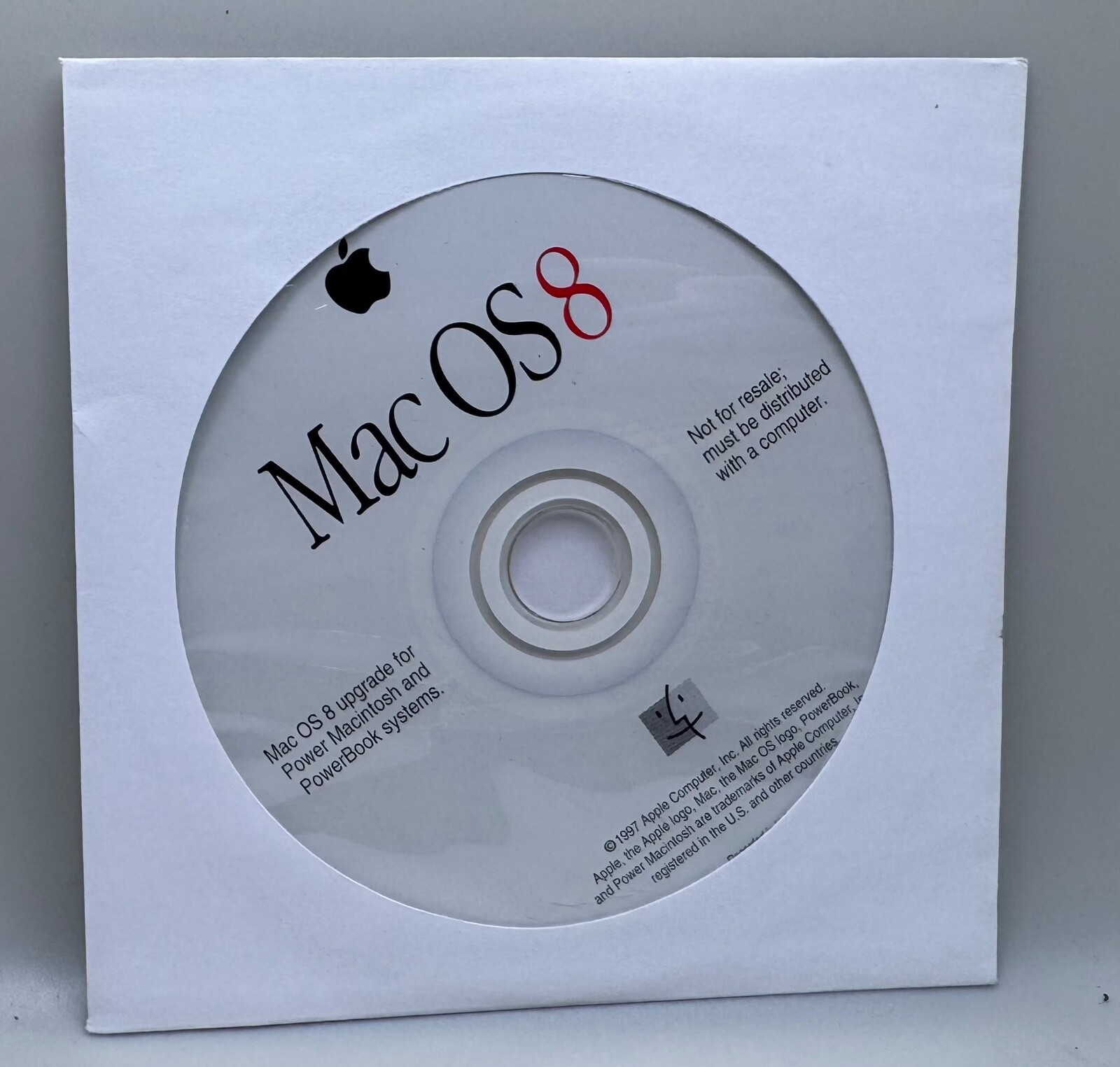 Mac OS 8 Apple Computer Operating System CD Rom Install Disc