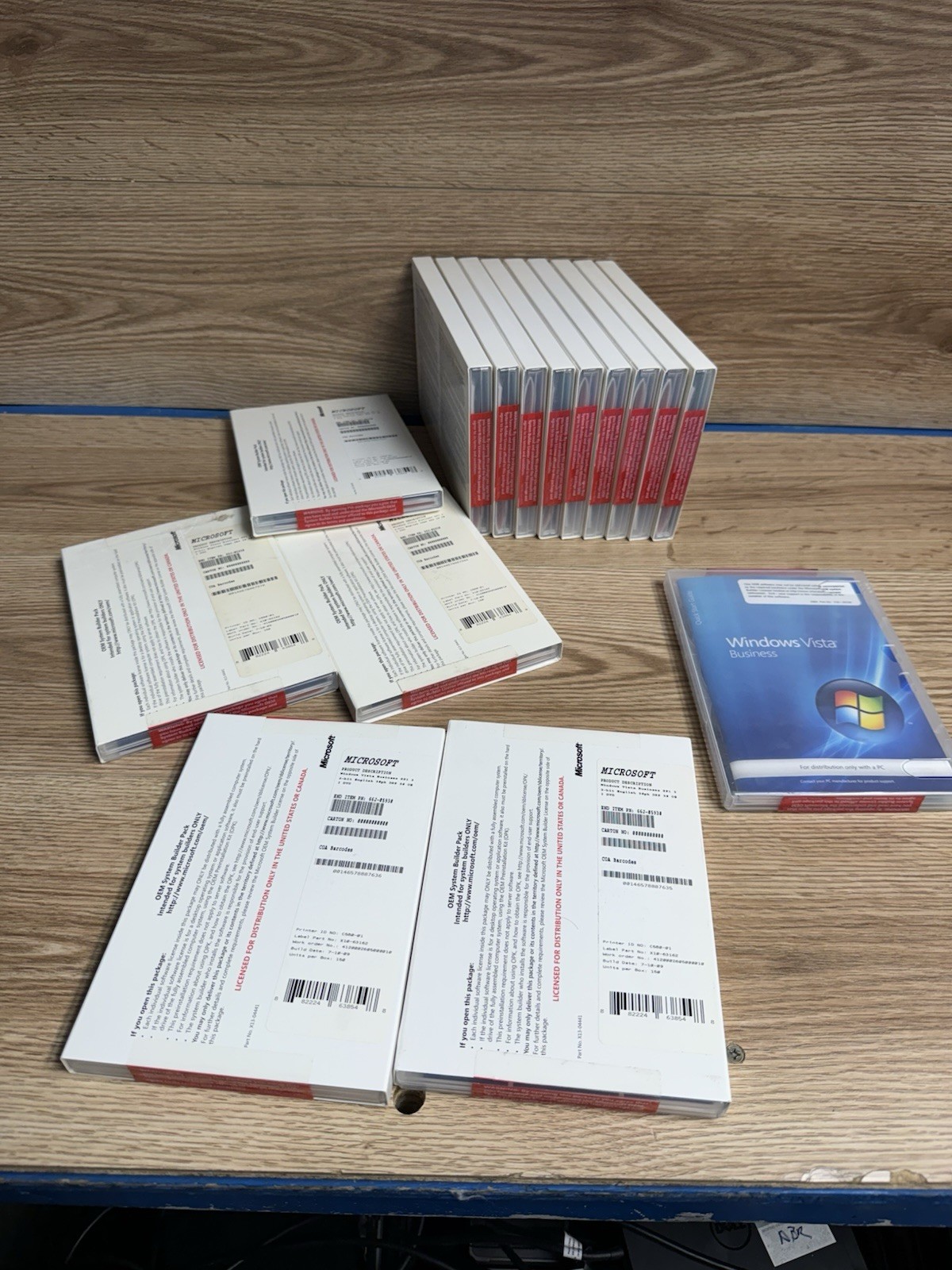Genuine Microsoft Windows Vista Business Installation Discs (OEM) No License Key