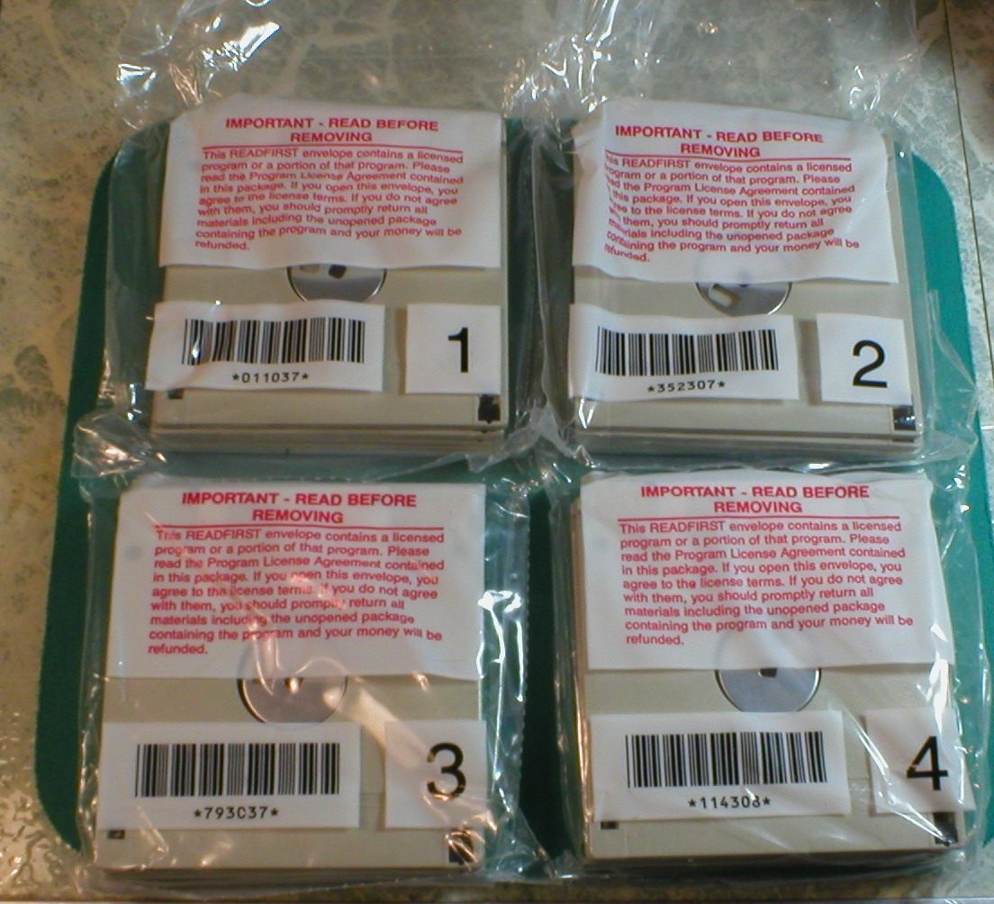 IBM OS/2 Version 2.1 –3.5” Floppy Disks–Open Box–Disks Still Sealed +2 OS/2 Mags