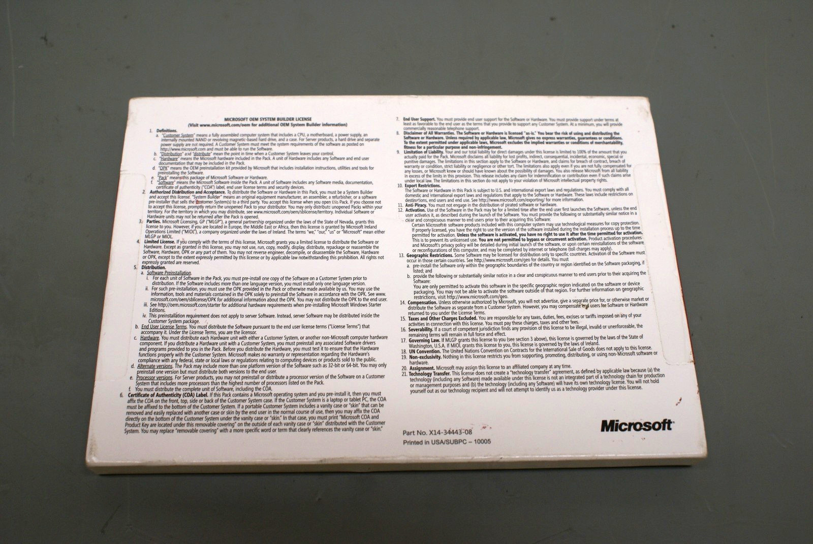 Microsoft Windows 7 Pro SP1 X64 English DSP OEI 611 DVD 1A