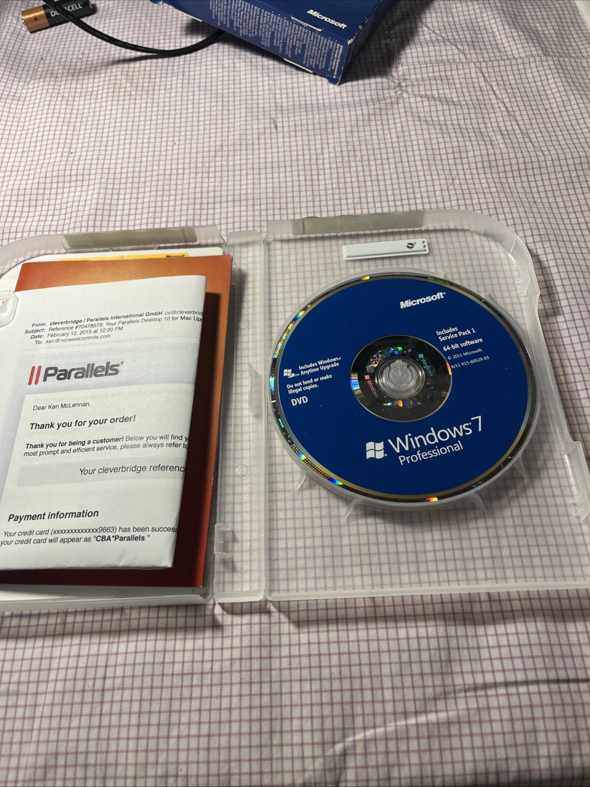 Microsoft Windows 7 Professional 32 bit & 64 bit MS WIN PRO
