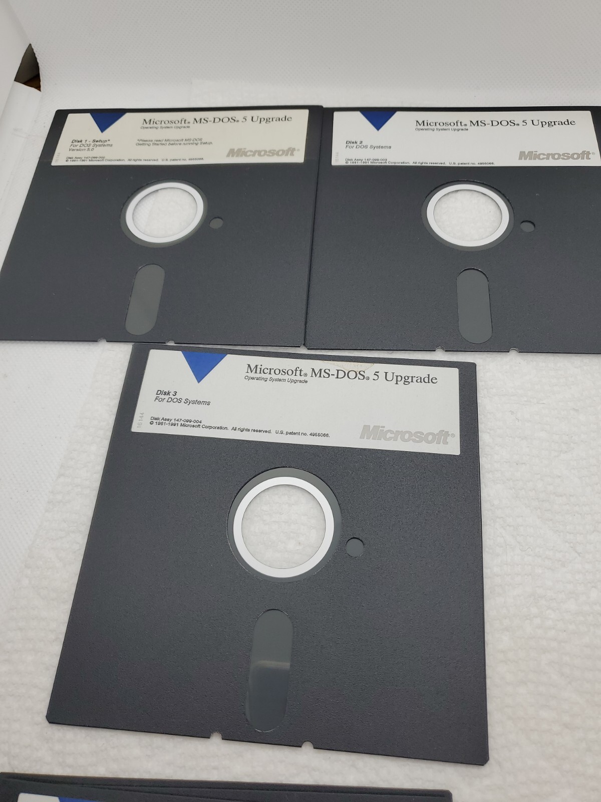 Microsoft MS-DOS 5 Upgrade (6) 5.25 Floppy Discs