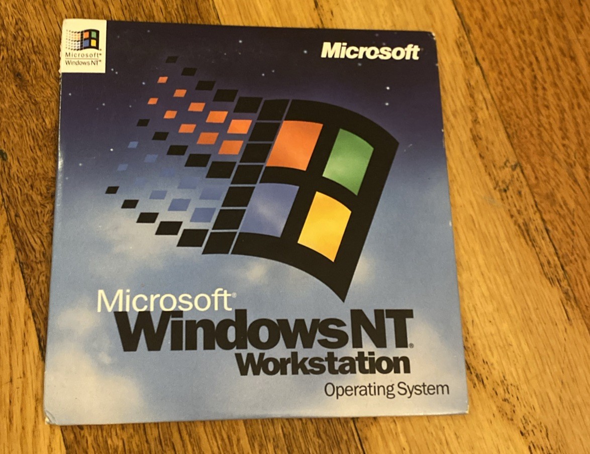 Microsoft Windows NT Workstation 4.0 CD Full Version w Key