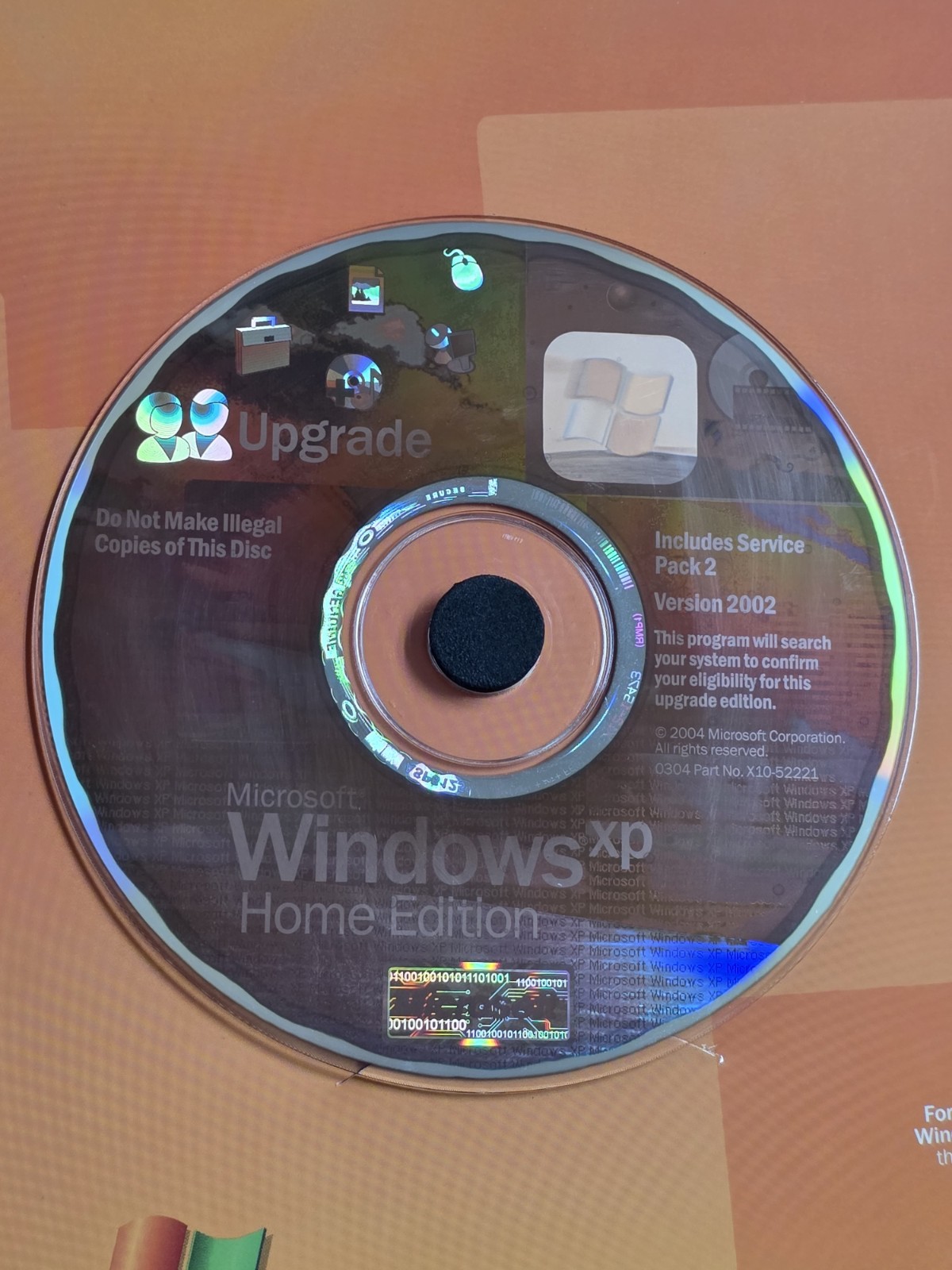 Microsoft Windows XP Home Edition Upgrade With Product Key