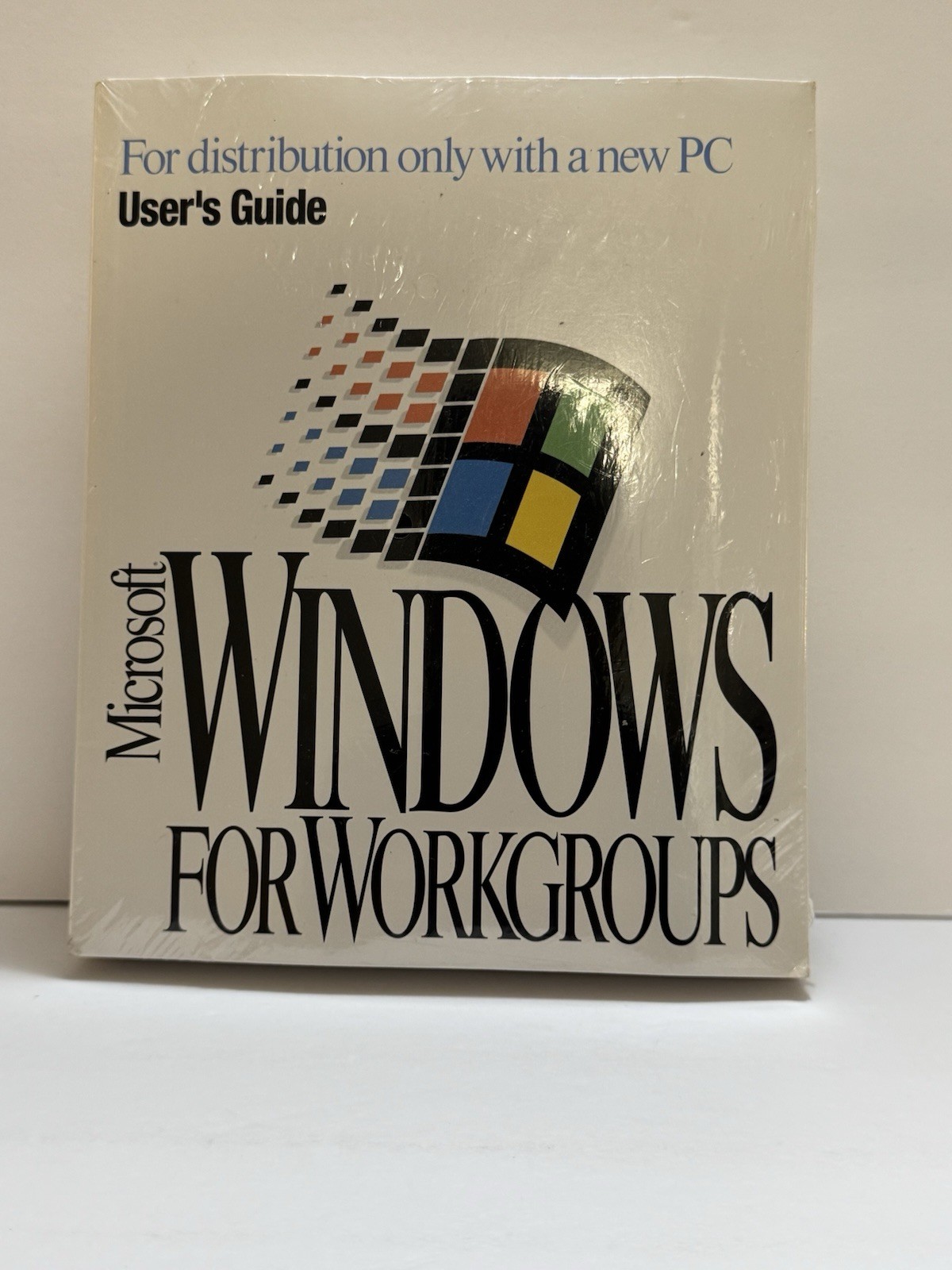 Microsoft Windows For Workgroups Add-On v3.11 3.5” Disks User Guide Box Vintage