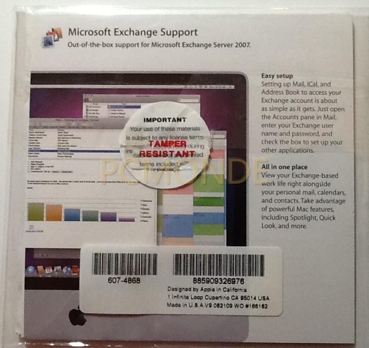 Apple OS X v.10.6.3 Snow Leopard for Intel Based Mac (MC573Z/A)