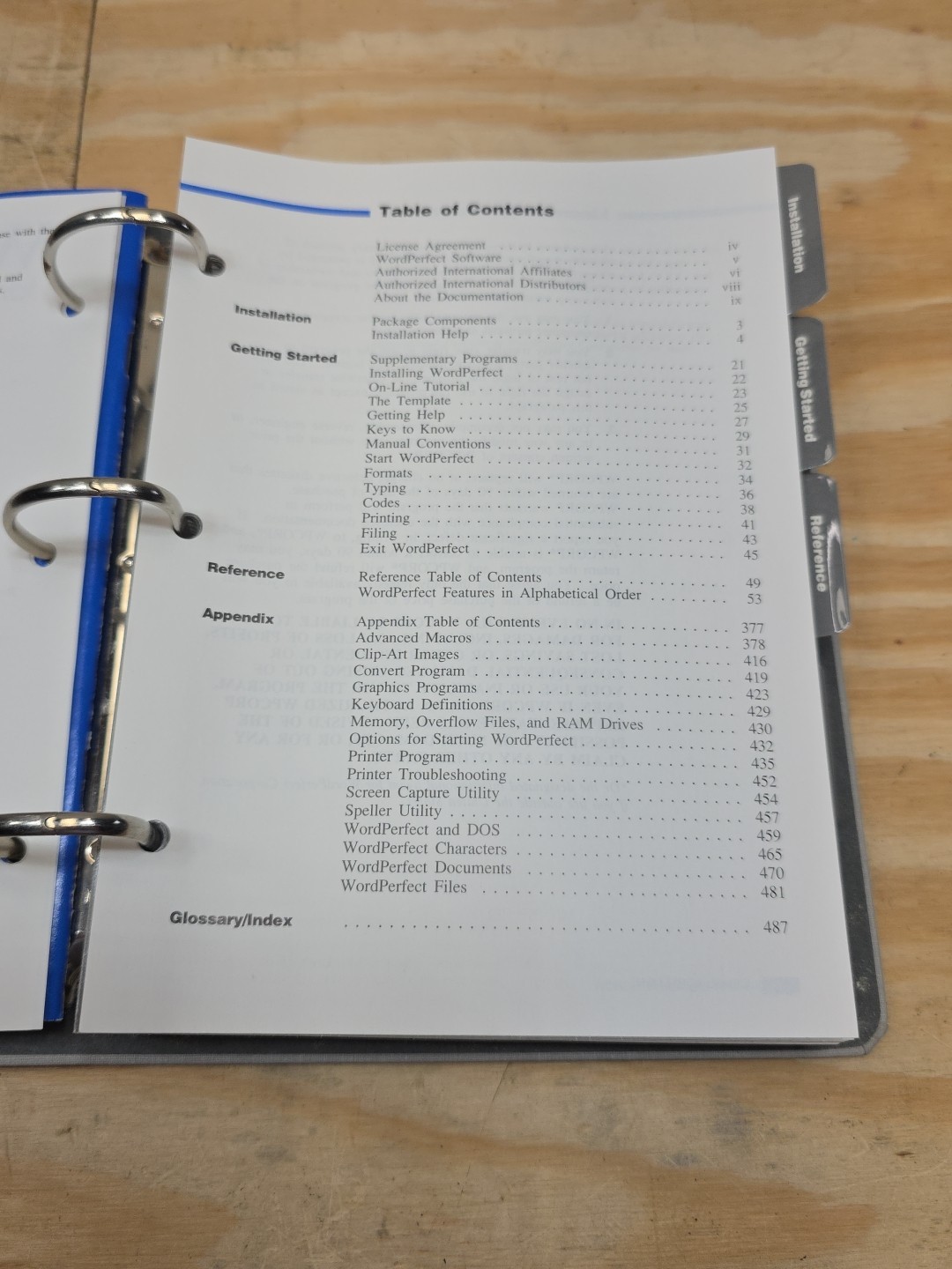 WordPerfect 1988 Installation Set – 5.25” Disks – Manual & Reference – Untested