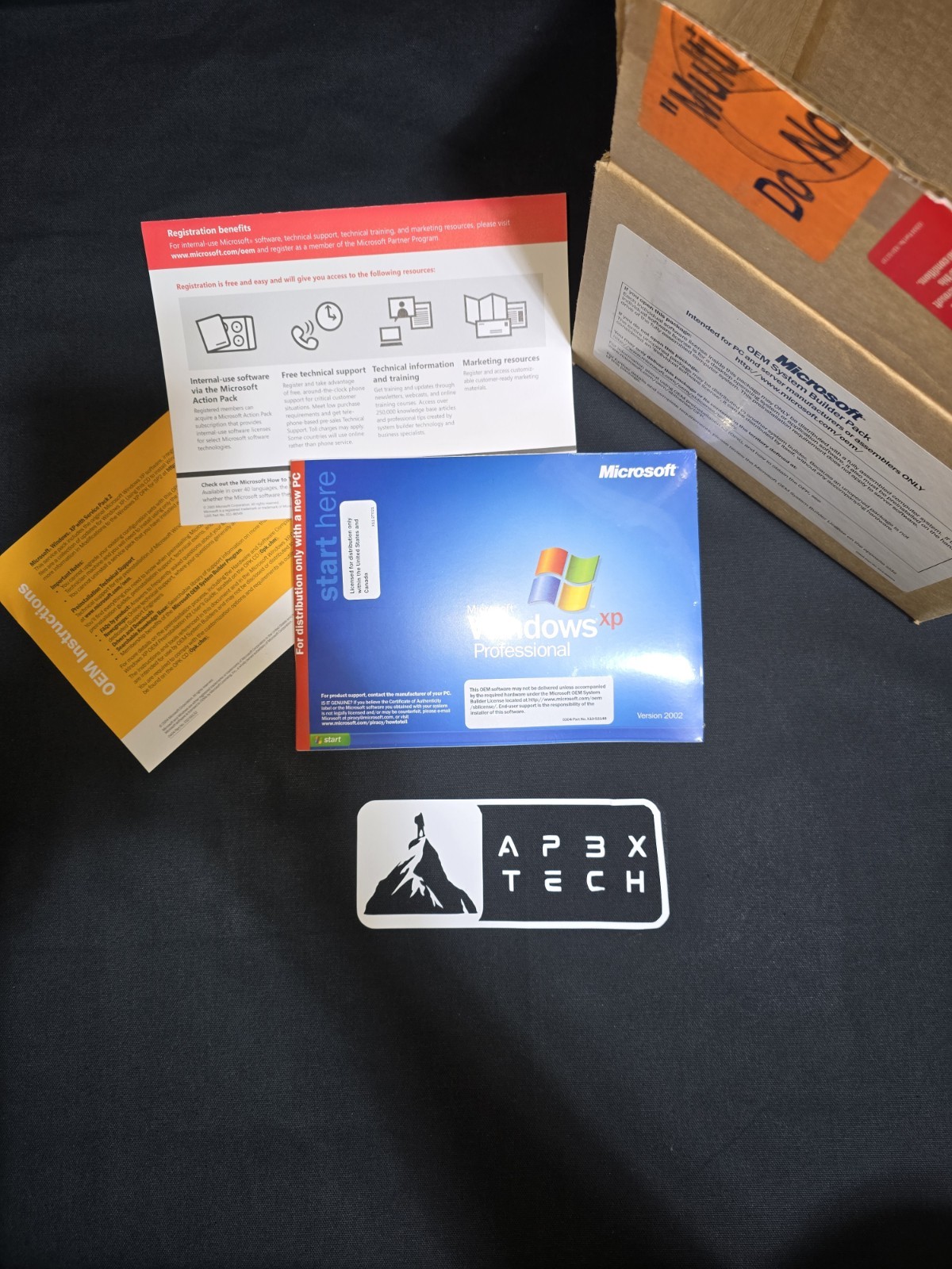 MICROSOFT WINDOWS XP PROFESSIONAL w/SP2 – 100% NEW, OEM ISSUED & SEALED
