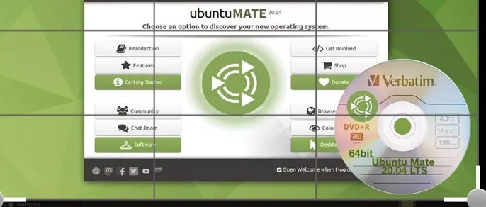 Ubuntu MATE 22.04.4 LTS DVD Lightweight 64 Bit Linux OS Includes Office Suite