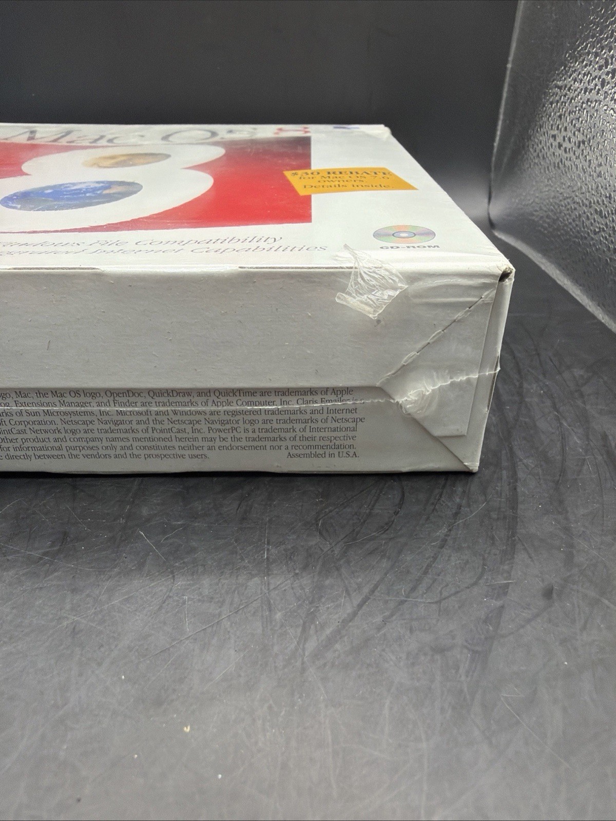 Apple Mac OS 8.1 Sealed CD-ROM Retail Box 1997 Vintage Operating System NOS New