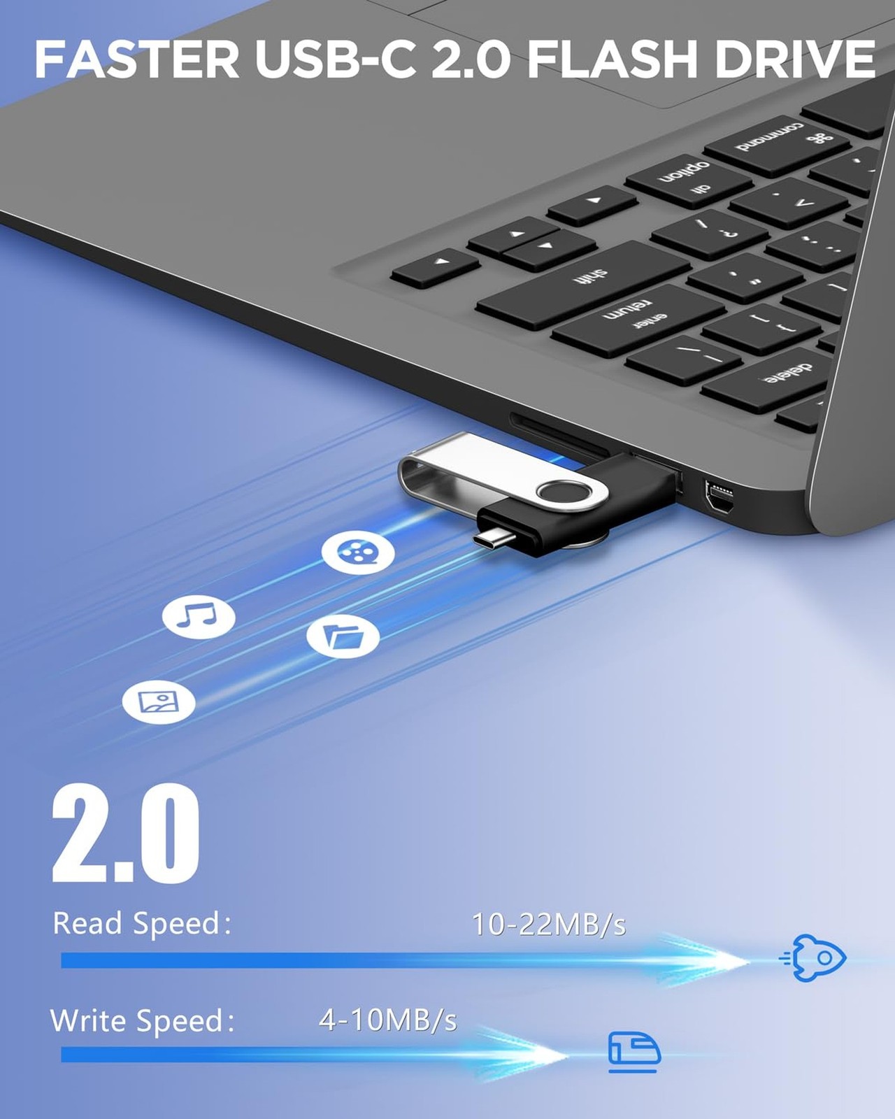 AGECASH 8GB USB-C Dual Flash Drive 5 Pack | 2-in-1 USB A + Type C Flash Drive…