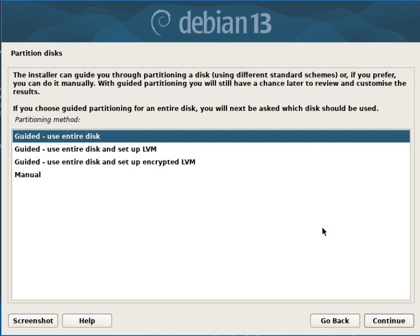 Debian 13 Bootable Live USB Installer UEFI/Legacy PC – SERVER – INTEL MAC