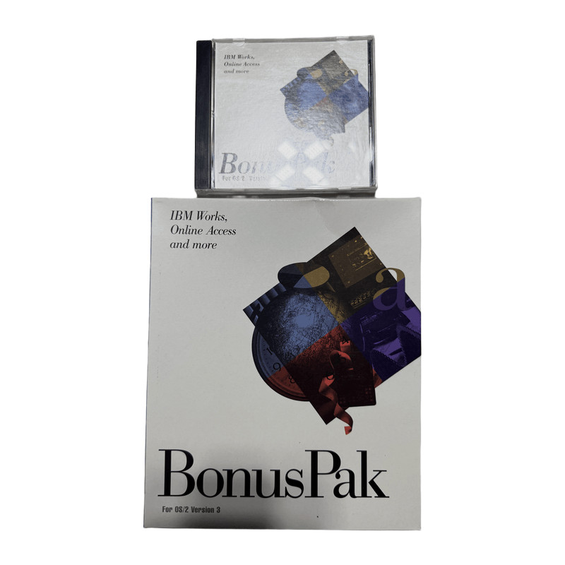 IBM OS/2 Warp Version 3 Retail Box w/ BonusPak, Manual & CDs