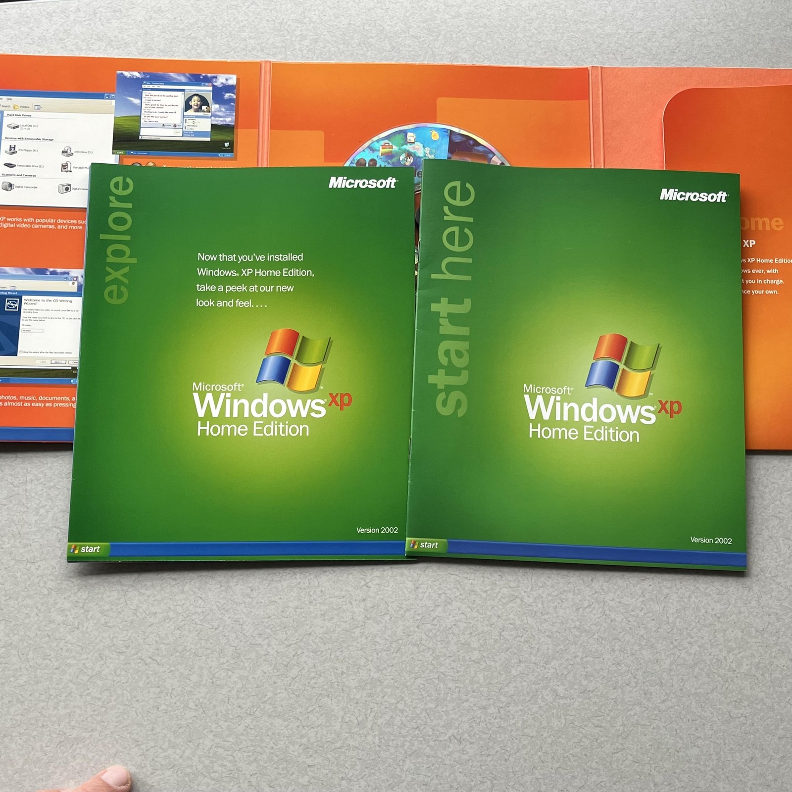 Vintage Microsoft Windows XP Home Edition Upgrade CD SP2 Ver 2002 X10-99521