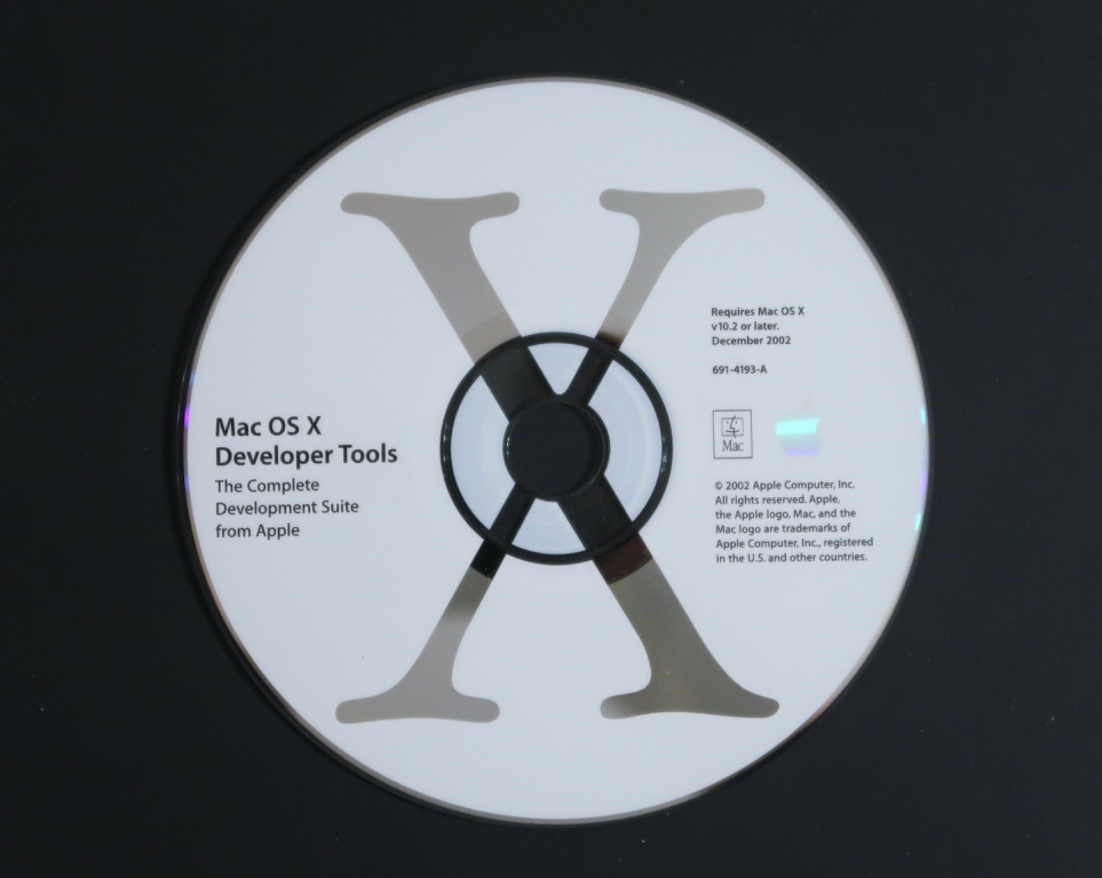 APPLE Mac OS X v10.2 Install CDs Developer Tools & Manual